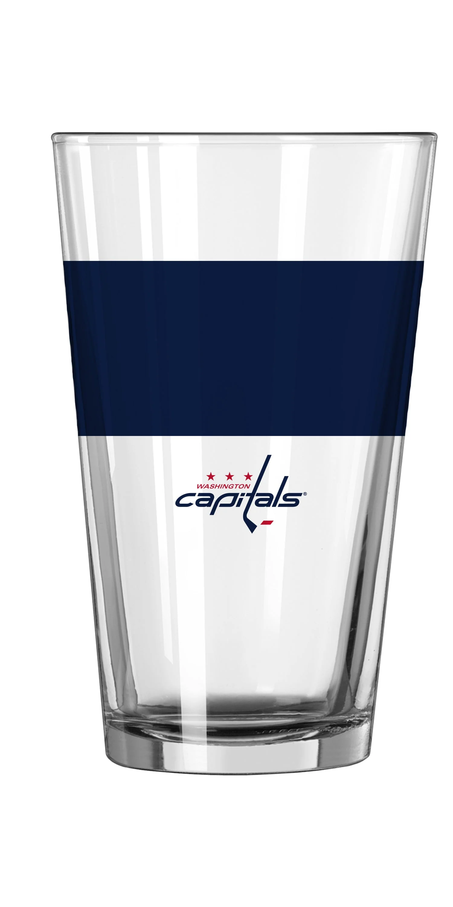 Washington Capitals 16oz Colorblock Pint Glass - Image 2