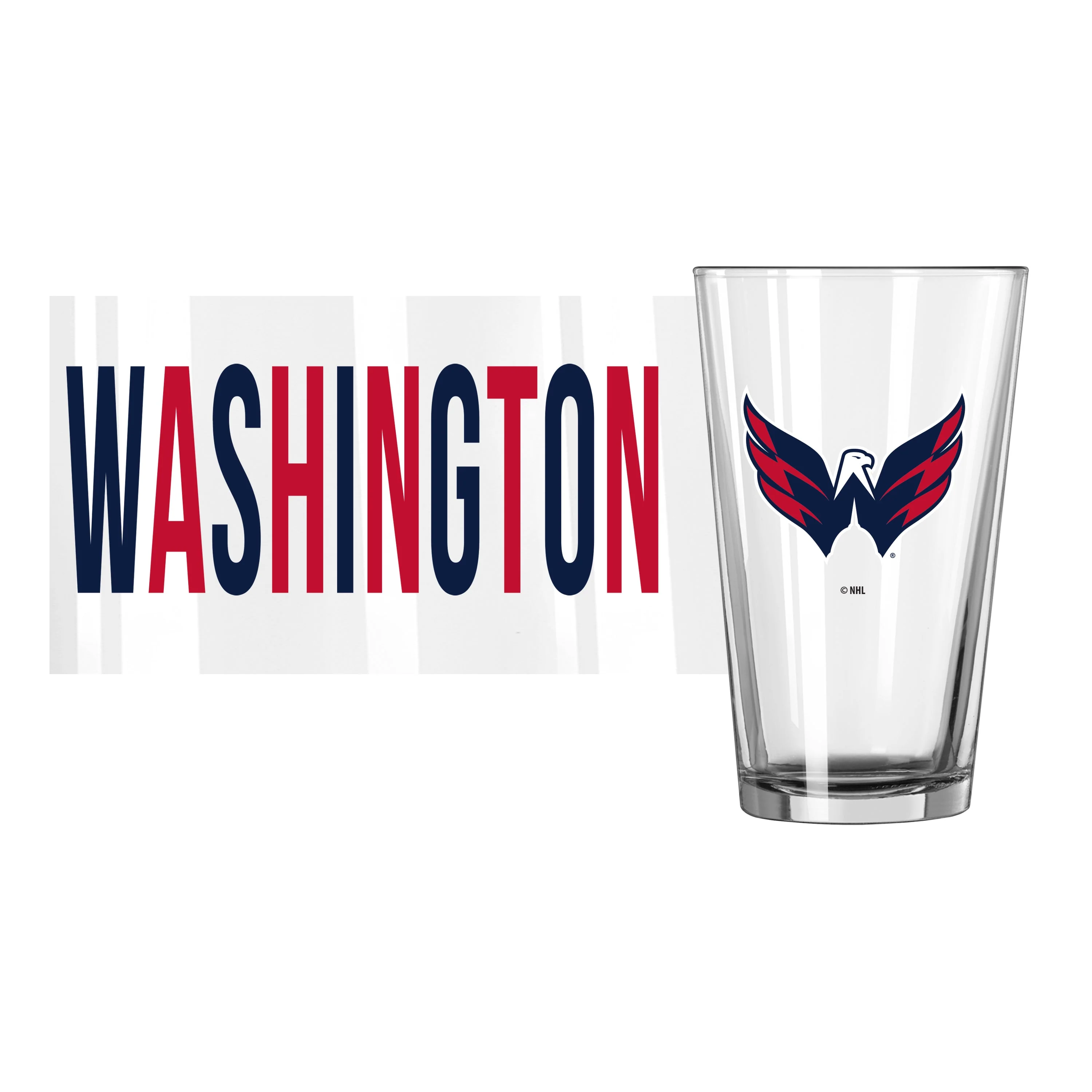 Washington Capitals 16oz Overtime Pint Glass - Image 2