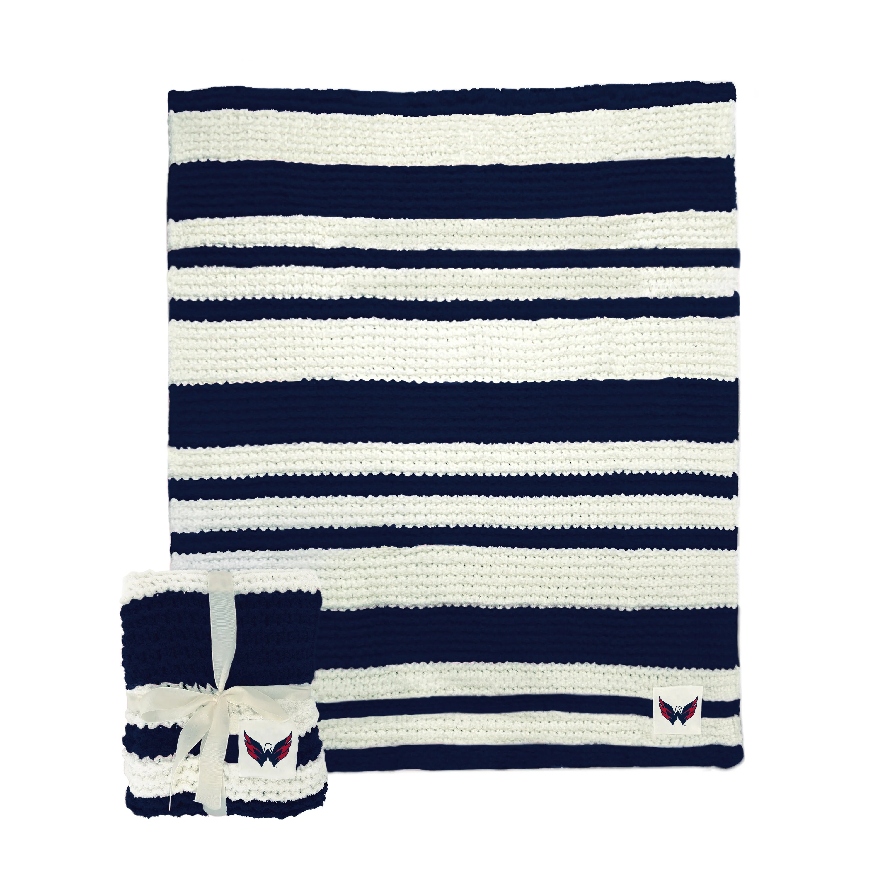 Washington Capitals Cable Knit Throw 50x60