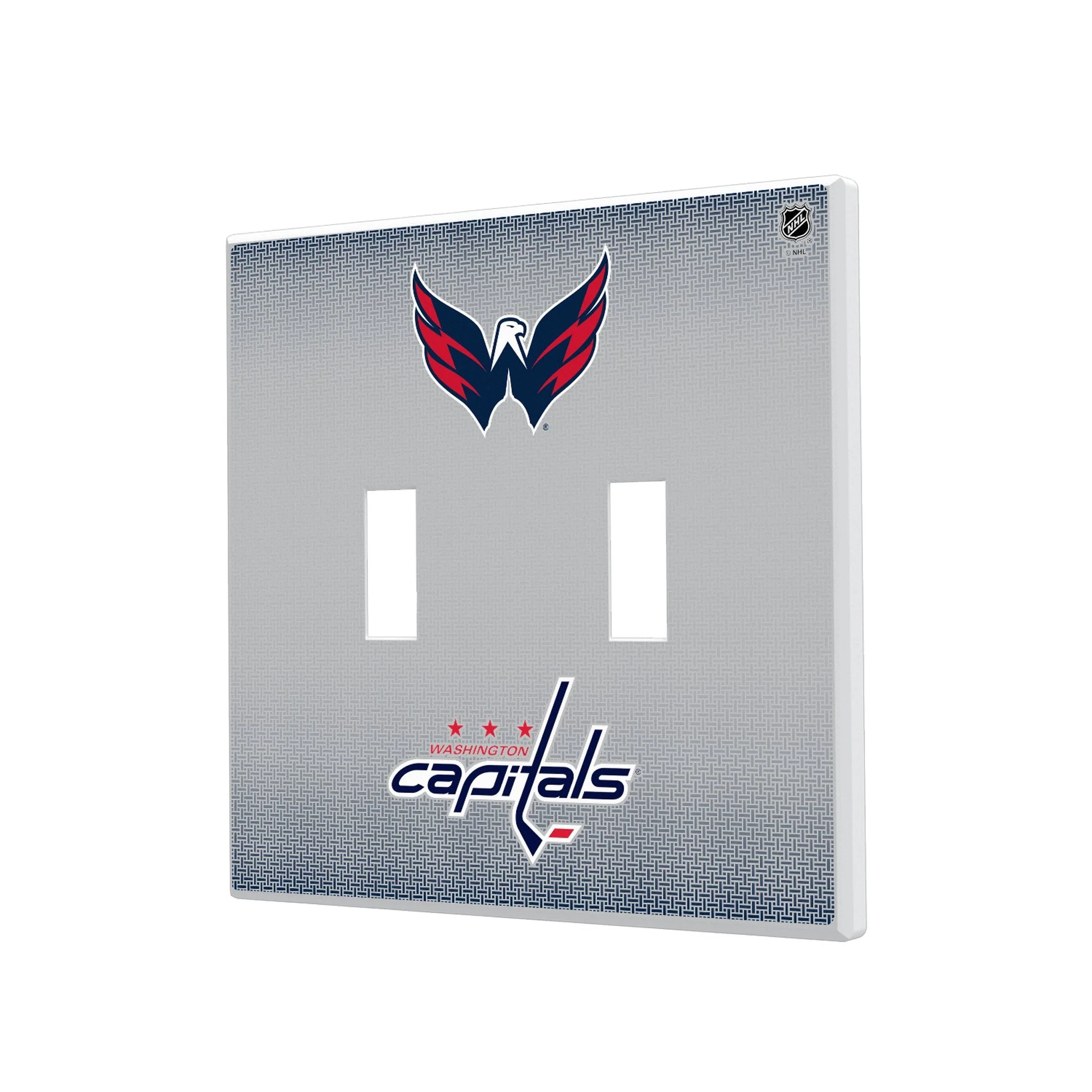 Washington Capitals Linen Hidden-Screw Light Switch Plate - Image 3