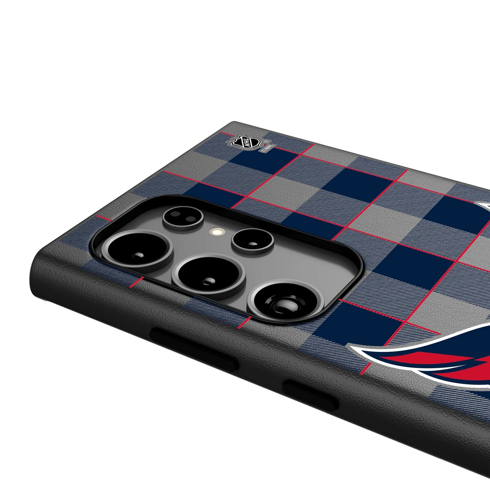 Washington Capitals Plaid MagSafe Compatible Phone Case for Samsung Galaxy - Image 4