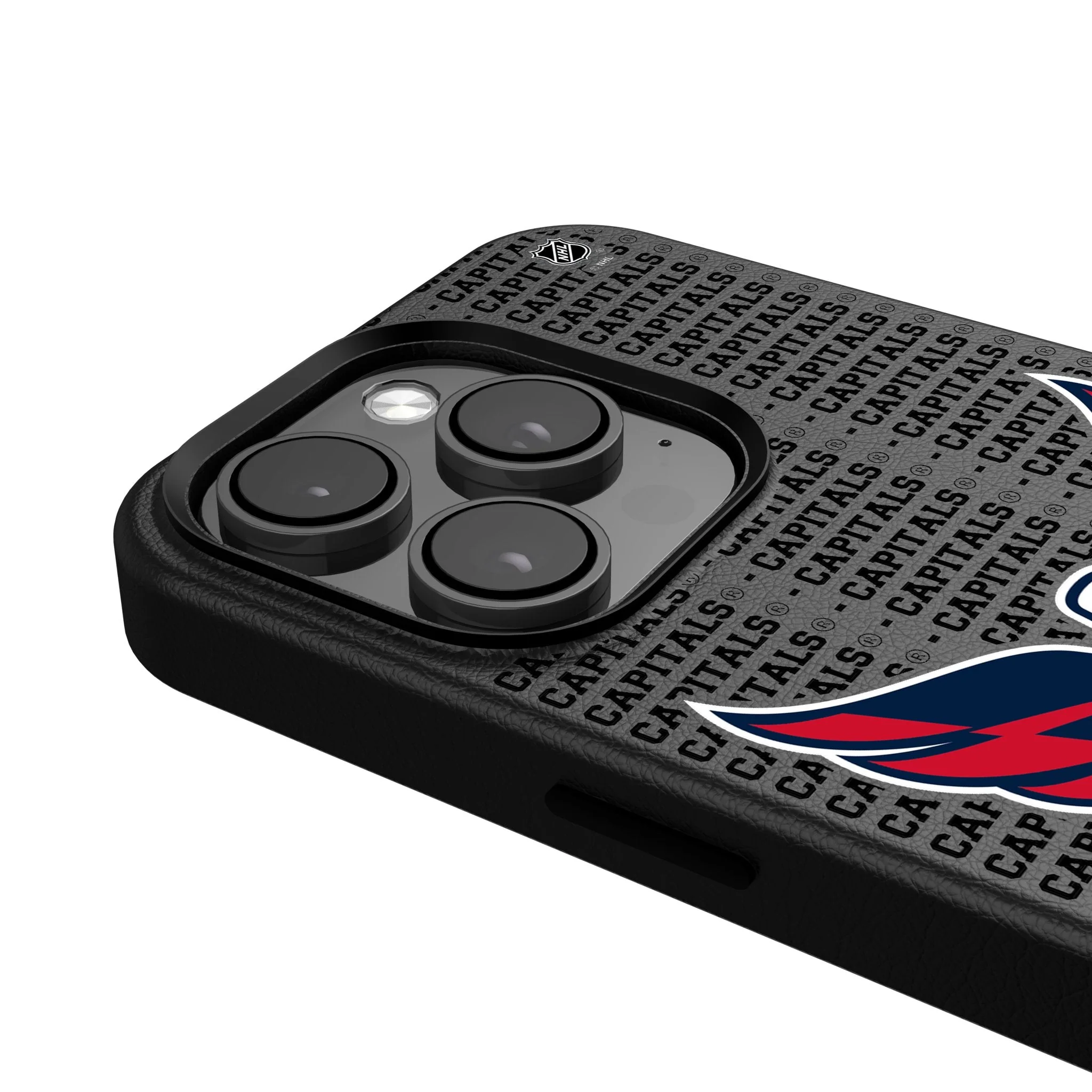 Washington Capitals Text Backdrop MagSafe Compatible Phone Case for Apple iPhone - Image 4