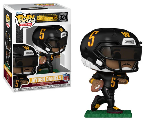 Jayden Daniels Funko Pop #324 - Washington Commanders NFL Debut Rookie Figure - Image 3