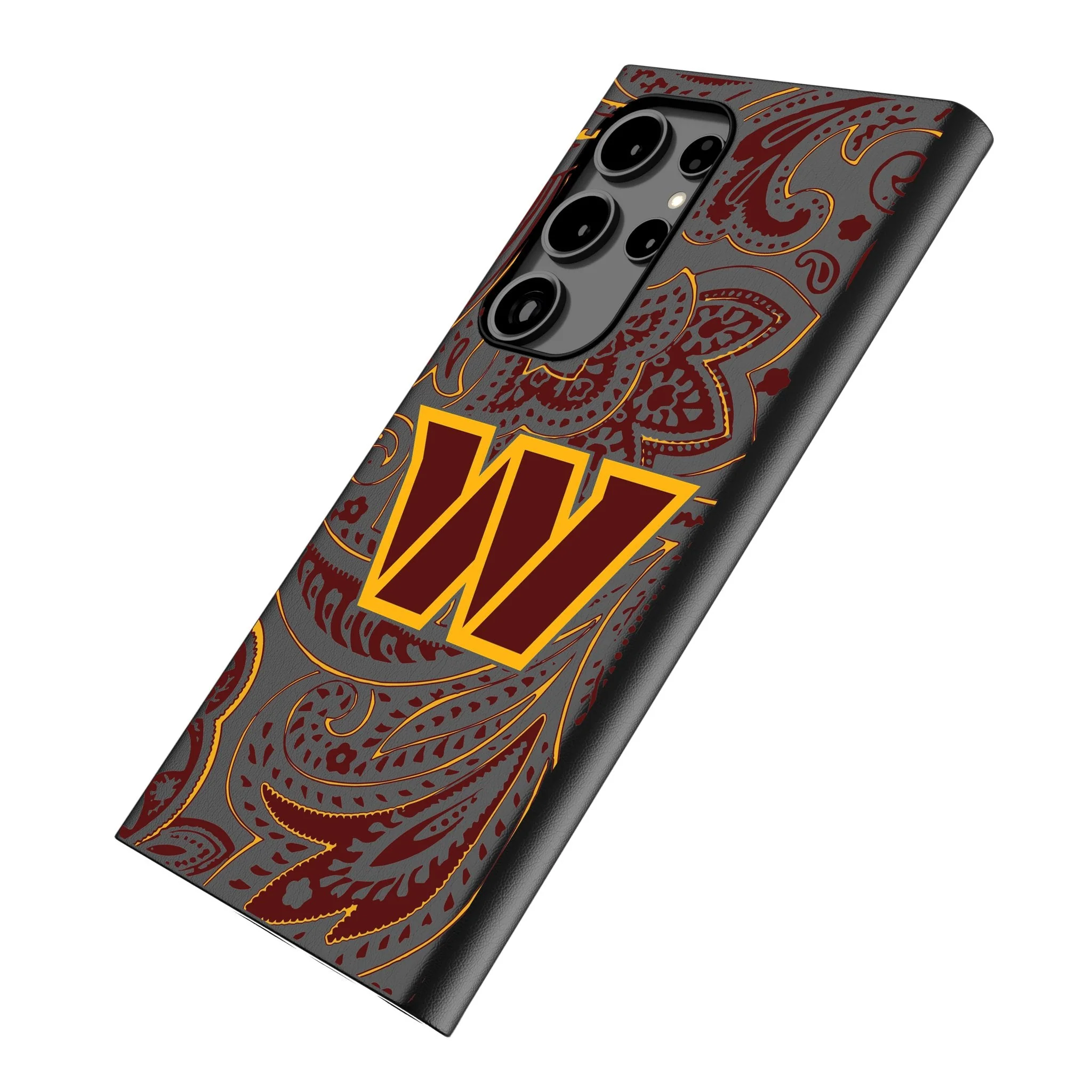 Washington Commanders Paisley MagSafe Compatible Phone Case for Samsung Galaxy - Image 2