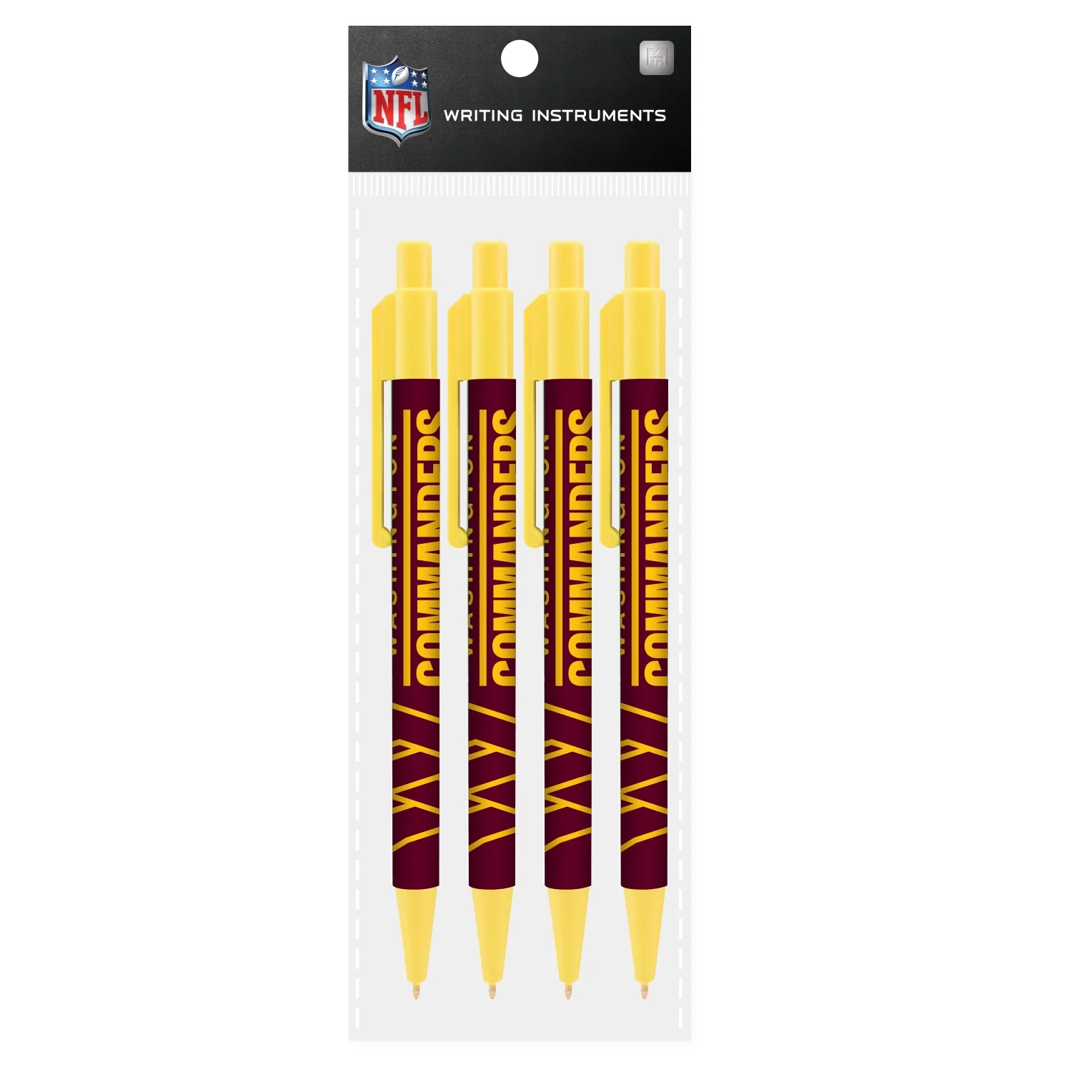 Washington Commanders Team Pens 4 Pack - Image 2