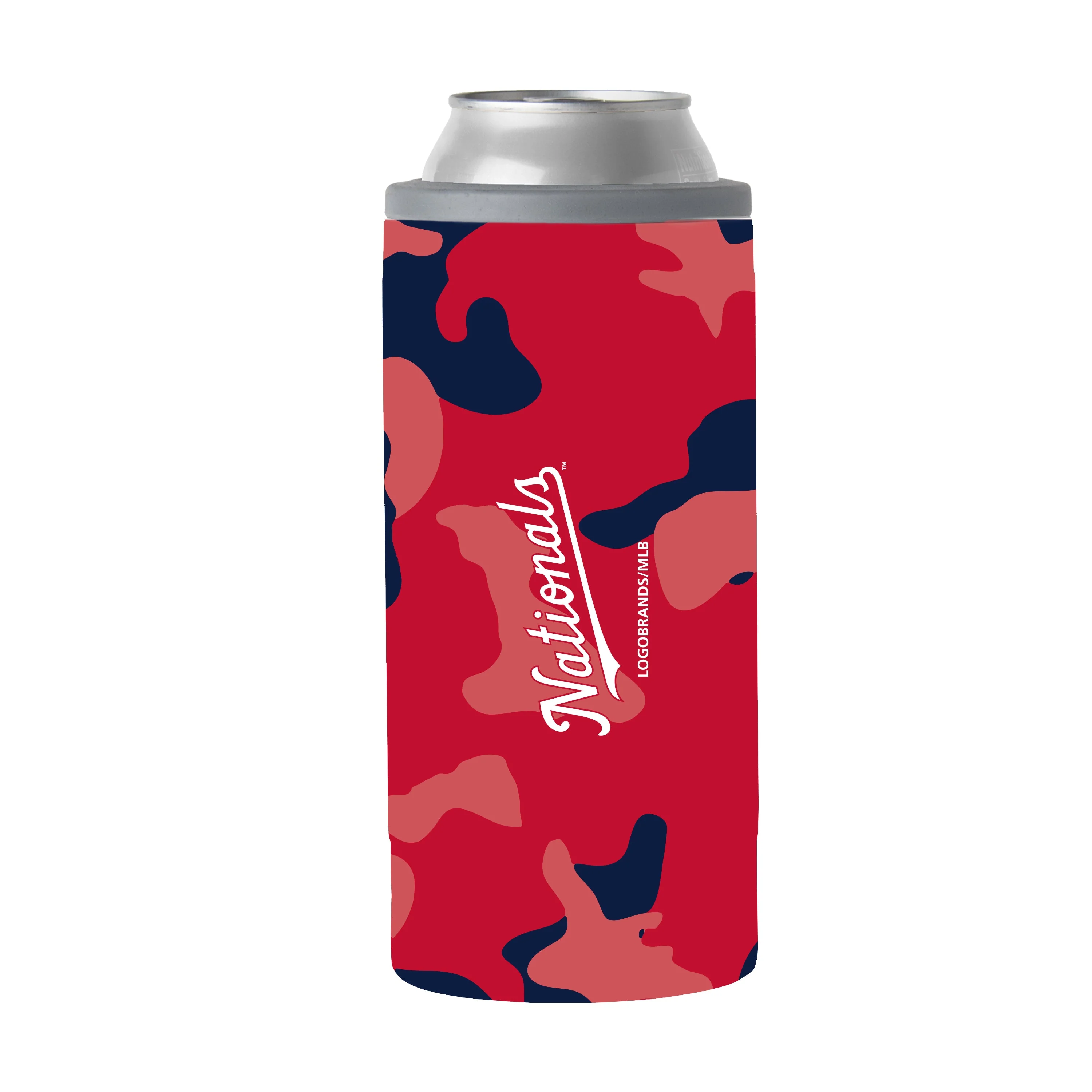 Washington Nationals 12oz Camo Slim Can Coolie - Image 2
