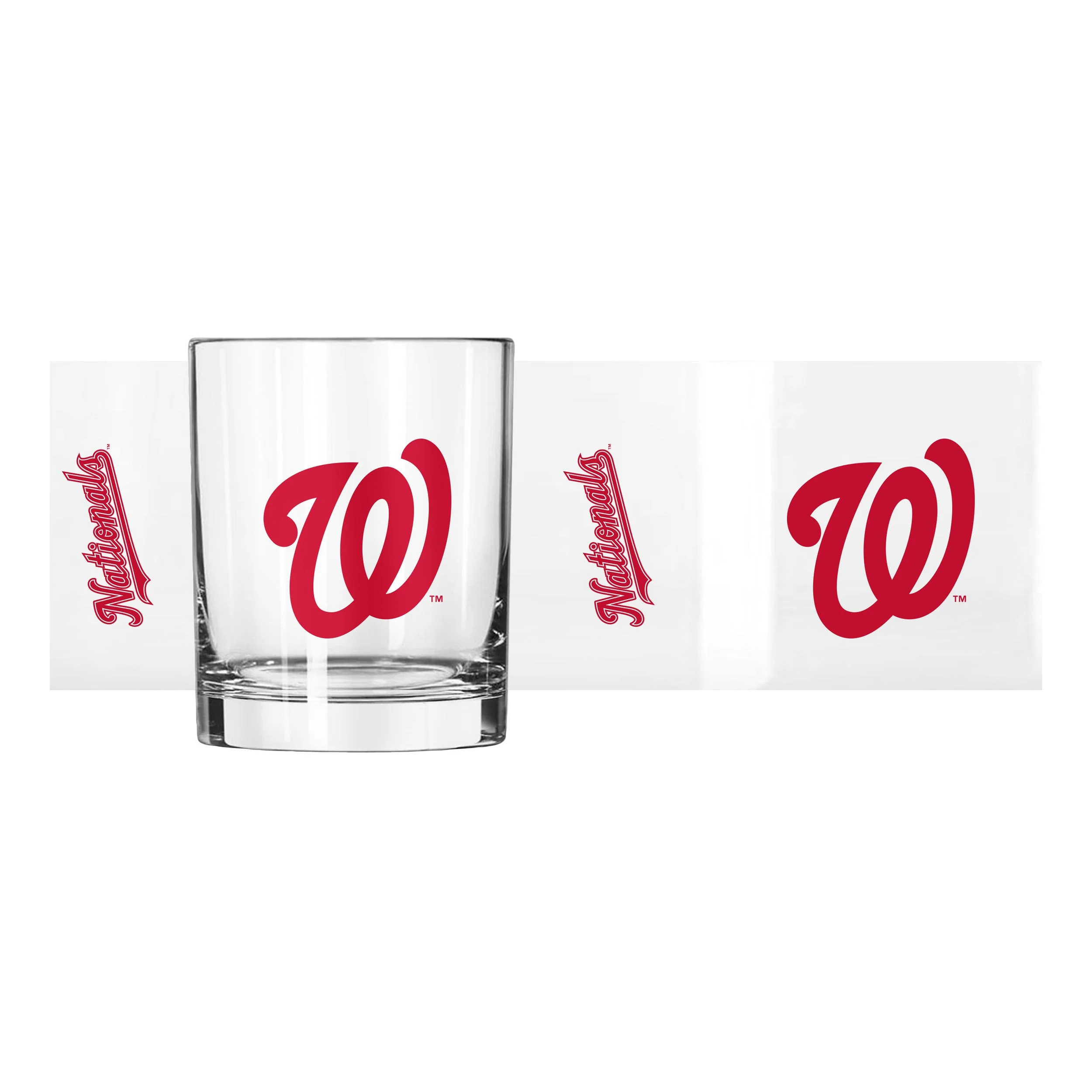 Washington Nationals 14oz Gameday Rocks Glass - Image 2