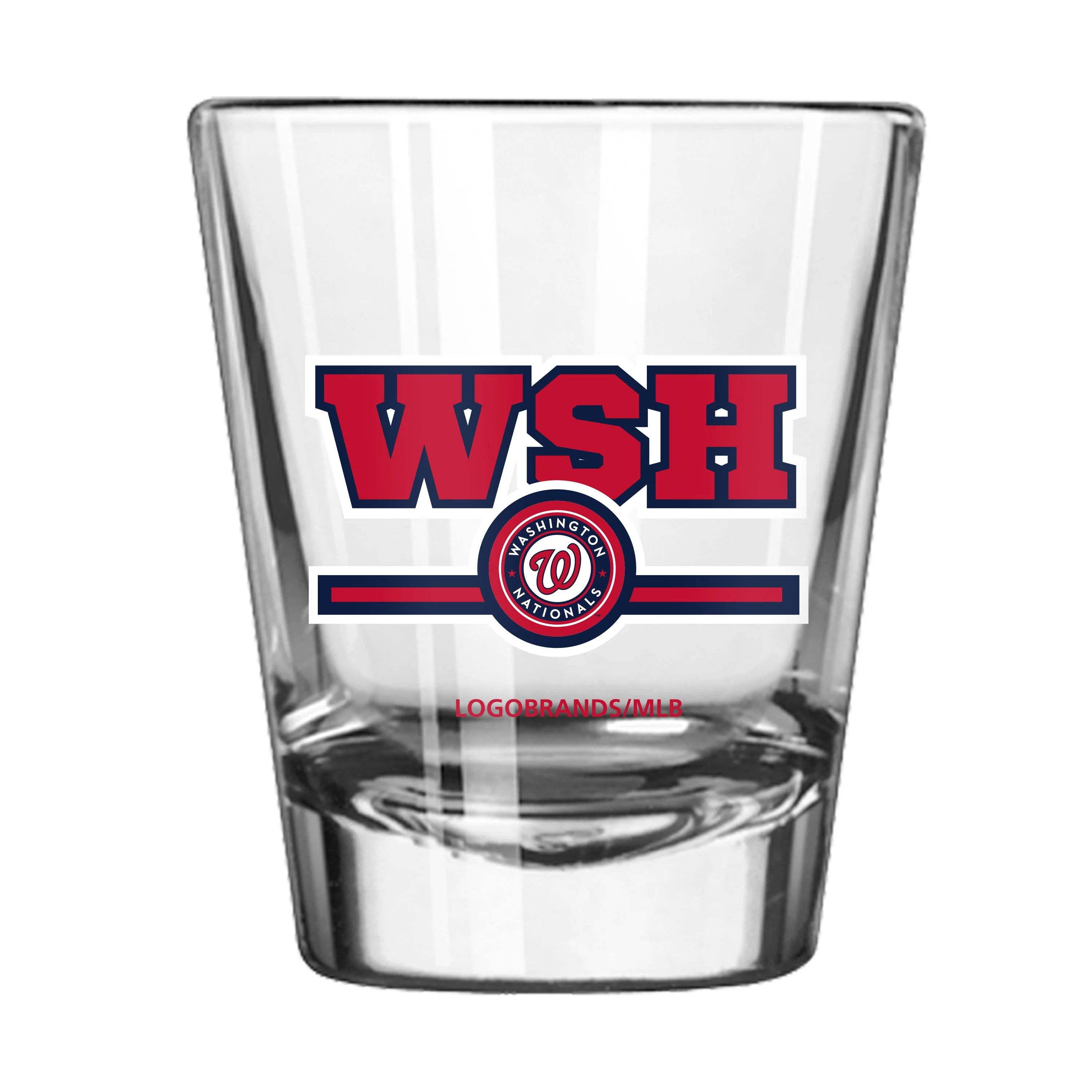 Washington Nationals 2oz Letterman Shot Glass - Image 2