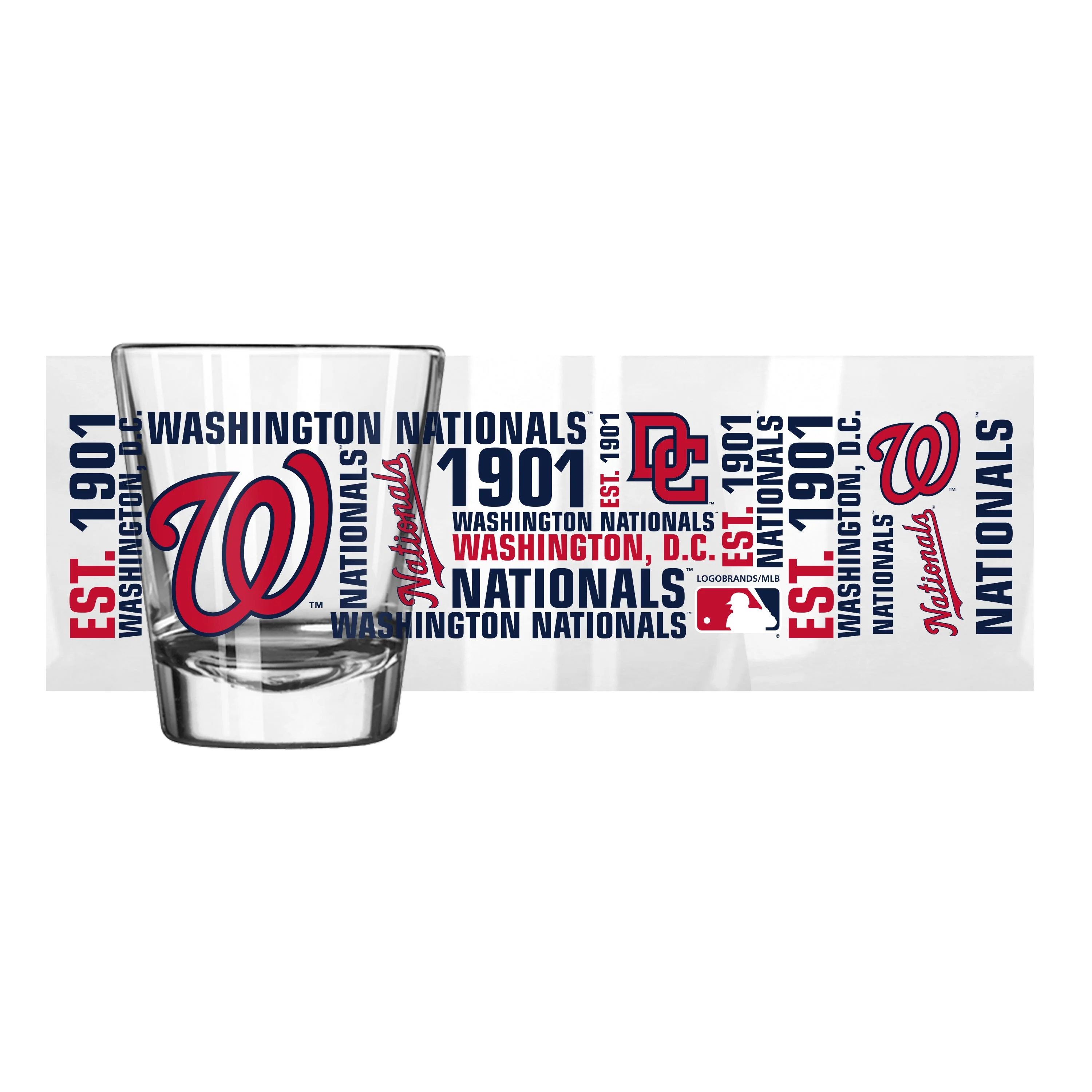 Washington Nationals 2oz Spirit Shot Glass - Image 2