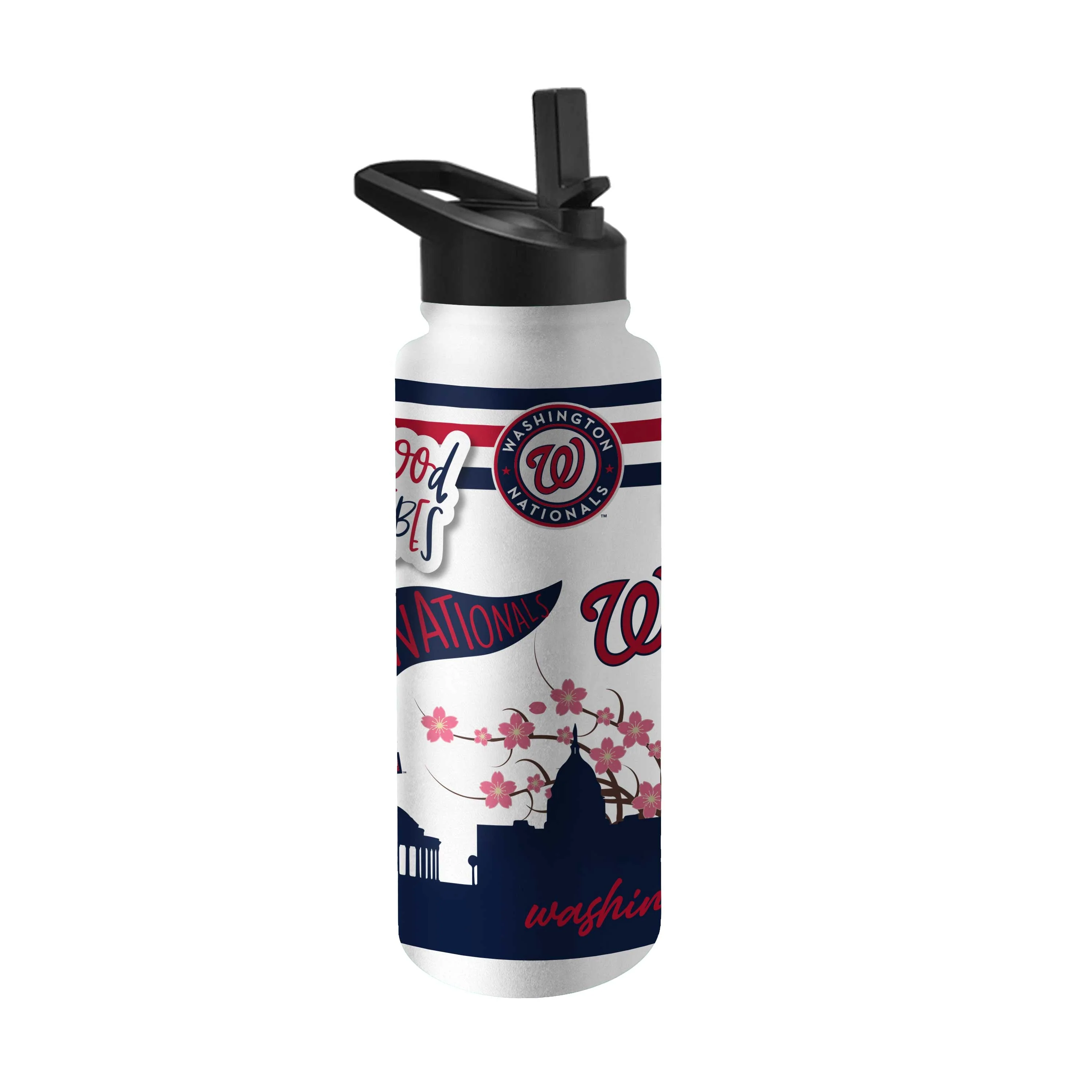 Washington Nationals 34oz Native Quencher Bottle - Image 2
