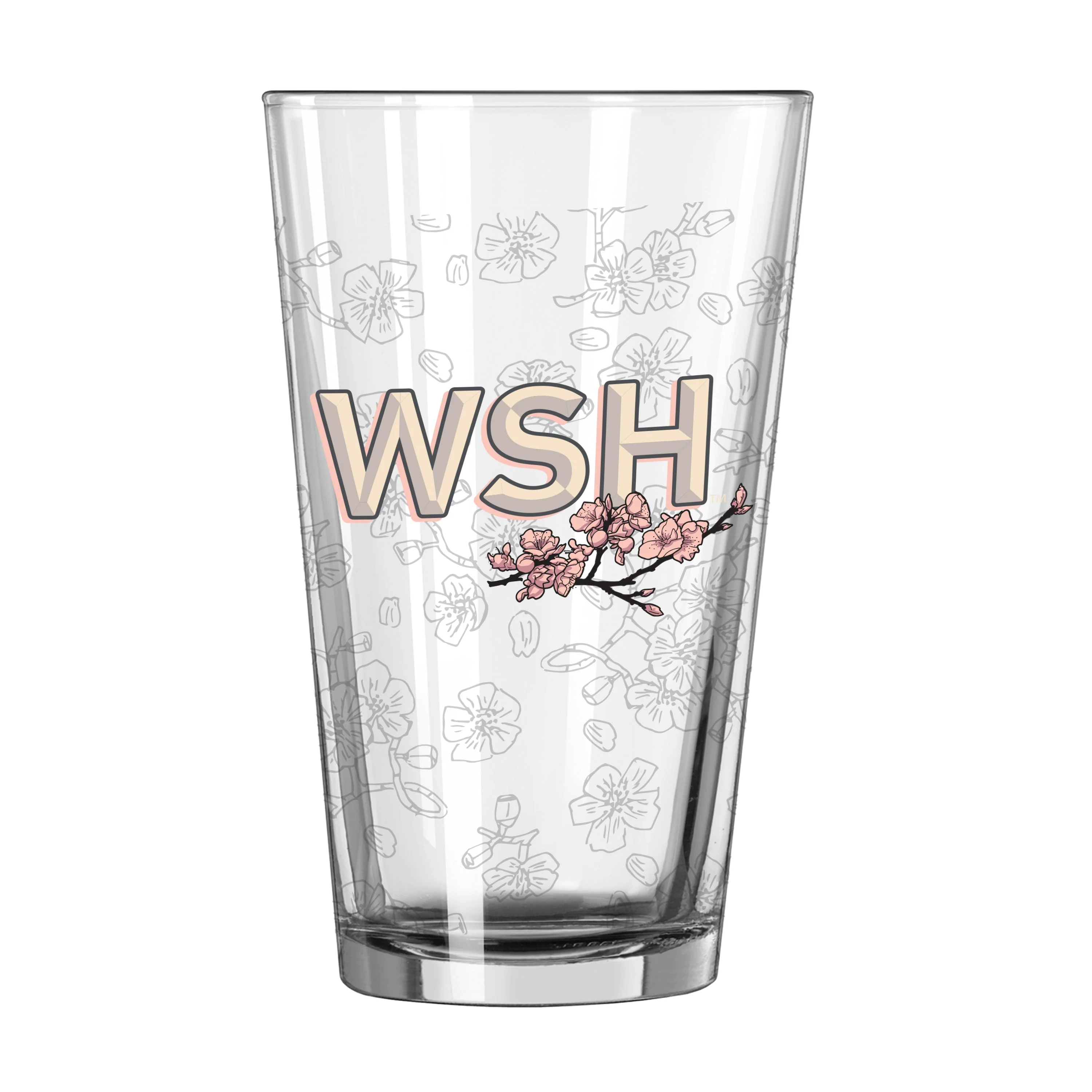 Washington Nationals City Connect 16oz Pint Glass - Image 2