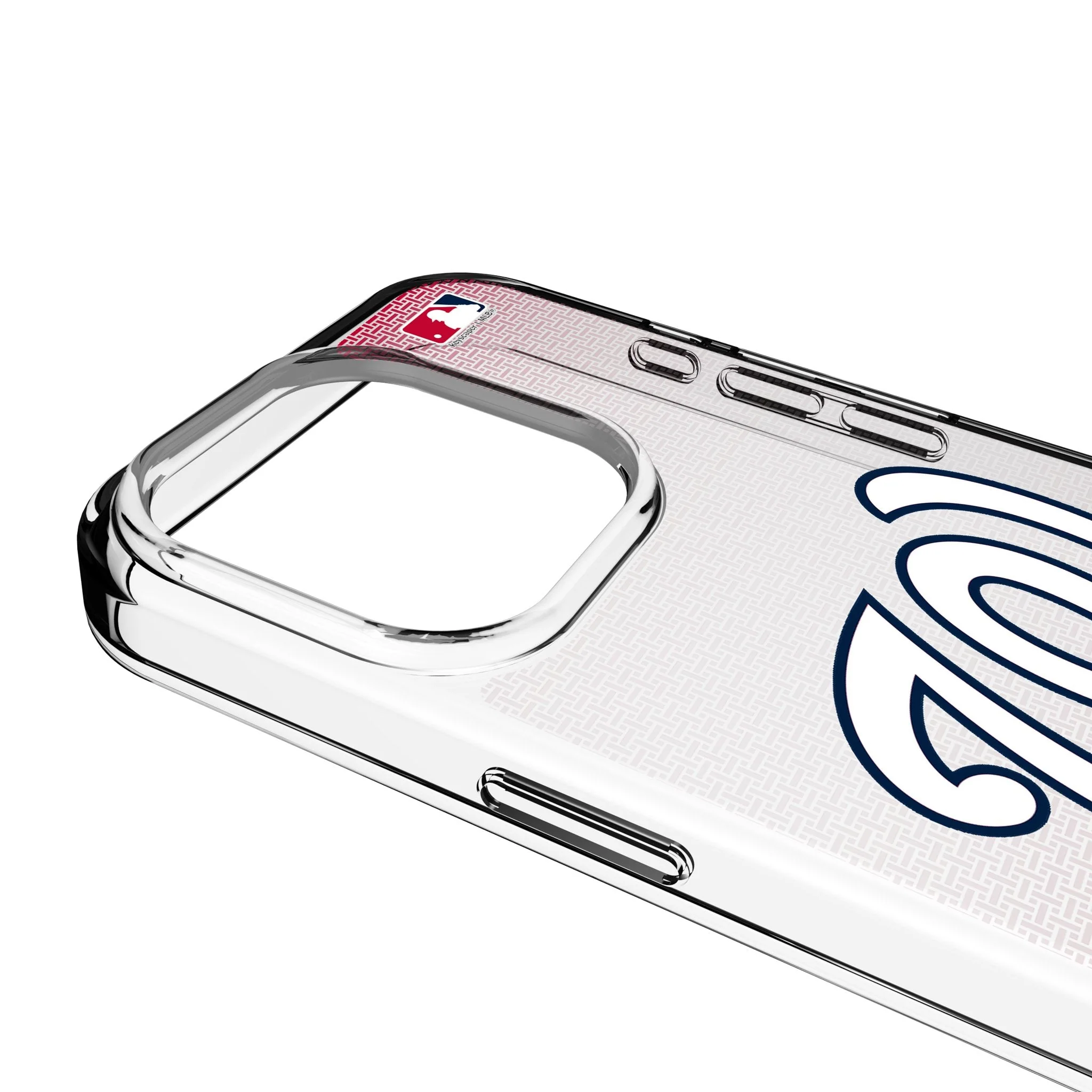 Washington Nationals Linen Clear Phone Case for Apple iPhone - Image 3