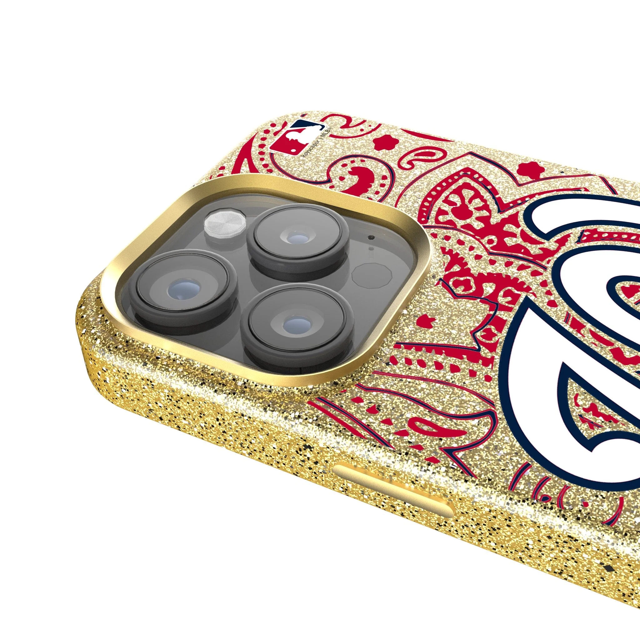 Washington Nationals Paisley Bling Phone Case - Image 4