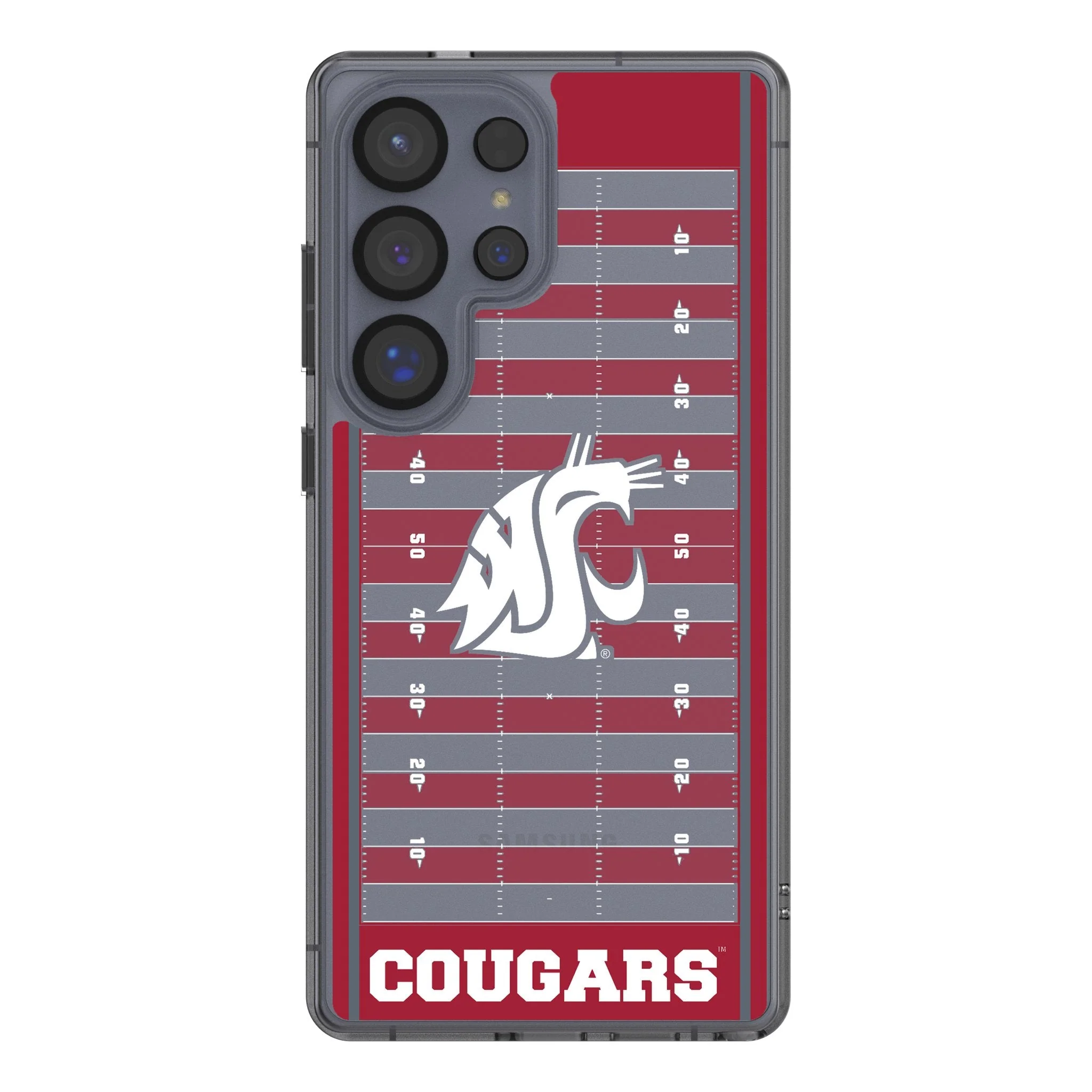 Washington State University Cougars Field Clear Phone Case for Samsung Galaxy