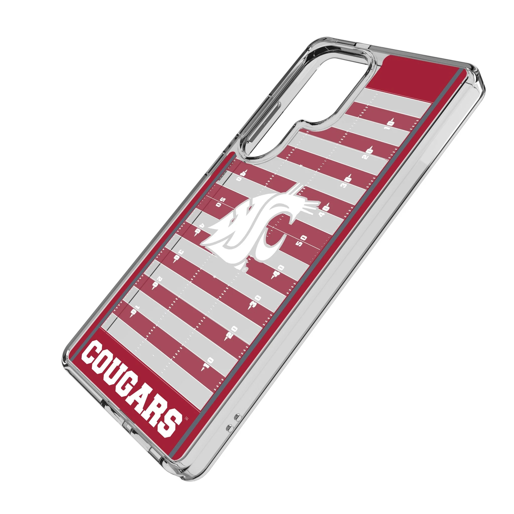 Washington State University Cougars Field Clear Phone Case for Samsung Galaxy - Image 2