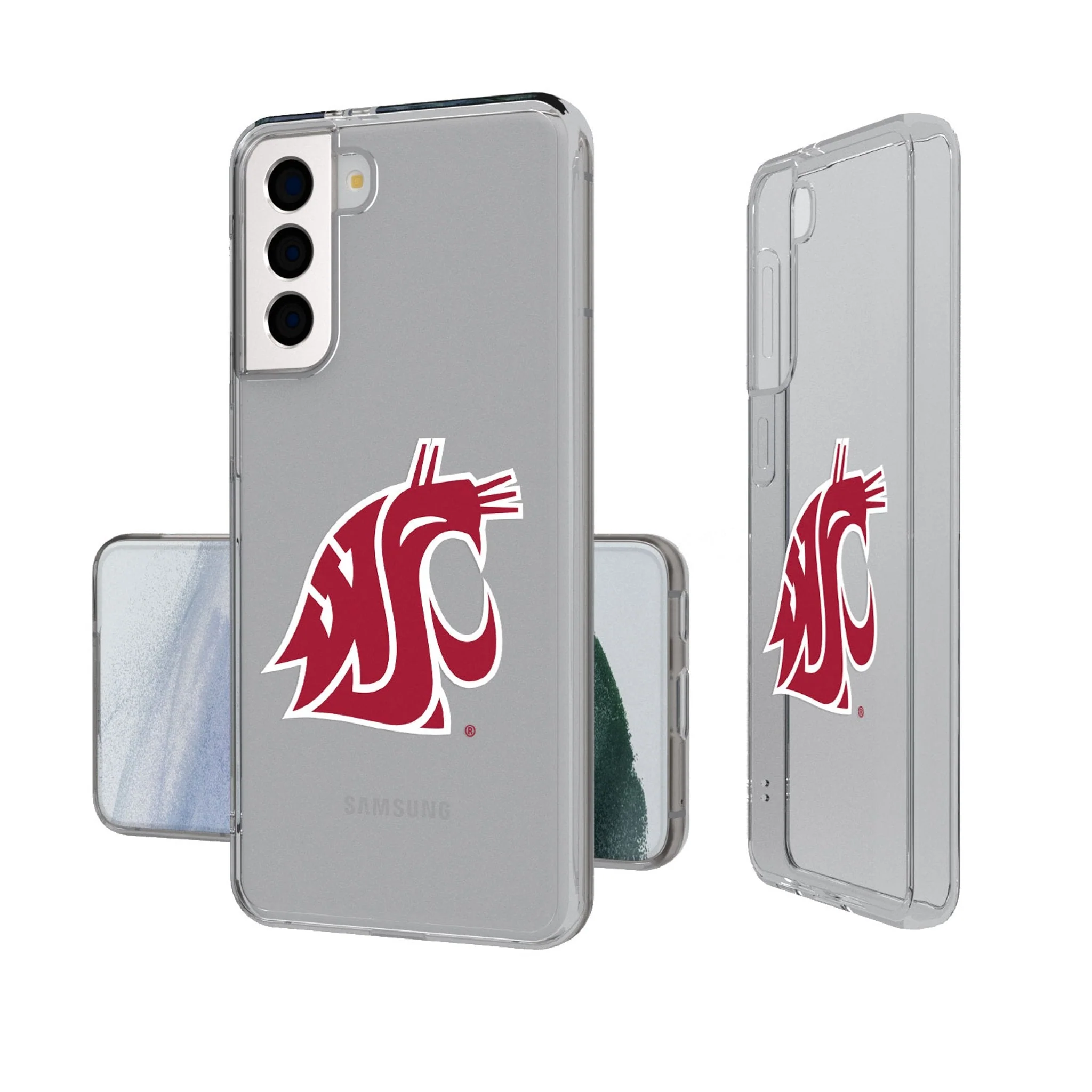 Washington State University Cougars Insignia Clear Phone Case