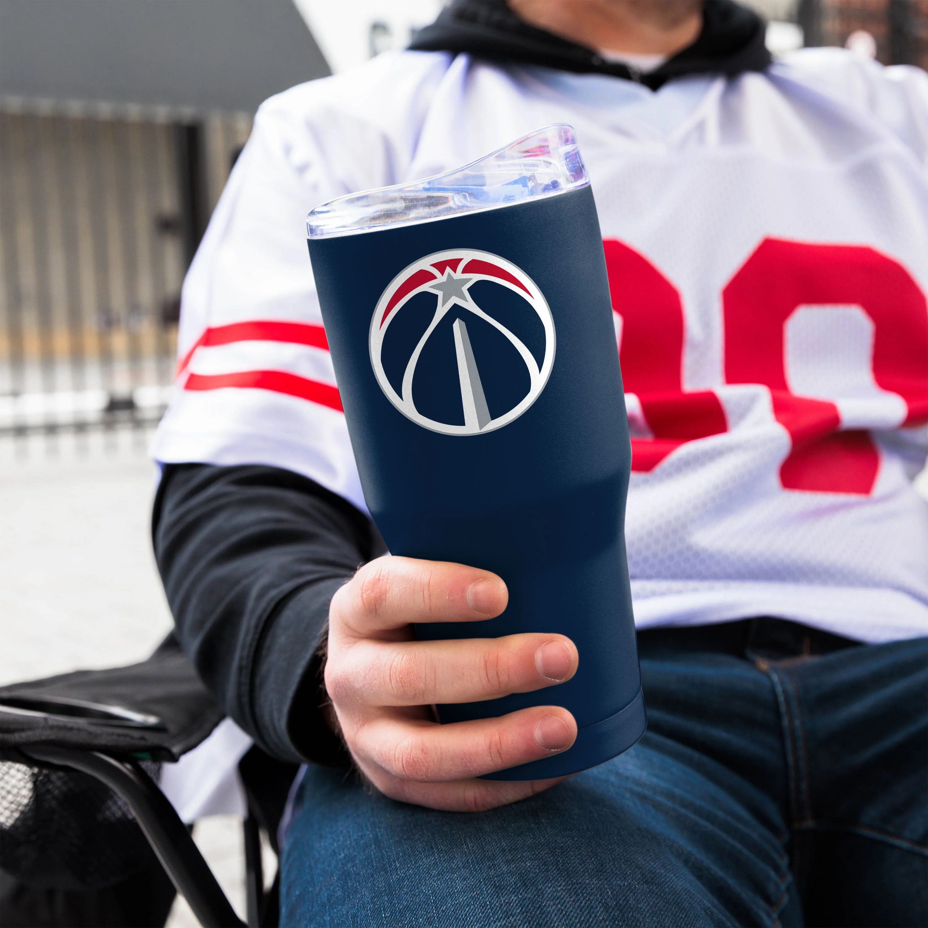 Washington Wizards 30oz Flipside Powder Coat Tumbler - Image 4