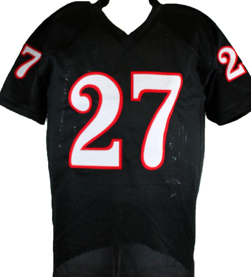 Wes Welker Autographed Black College Style Jersey-Beckett W Hologram Black - Image 4