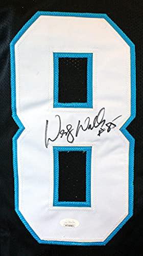 Wesley Walls Autographed Black Pro Style Jersey- JSA Witnessed Auth Black - Image 3
