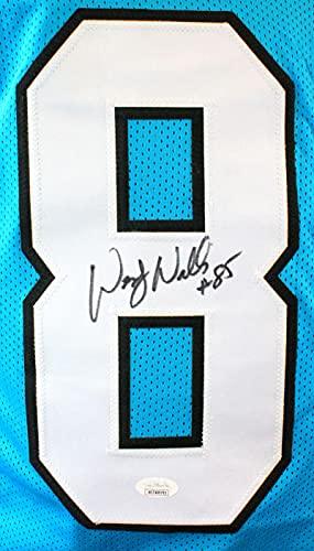 Wesley Walls Autographed Blue Pro Style Jersey- JSA Witnessed Auth Black - Image 3