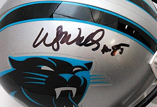 Wesley Walls Autographed Carolina Panthers Mini Helmet - JSA W Auth Black - Image 3