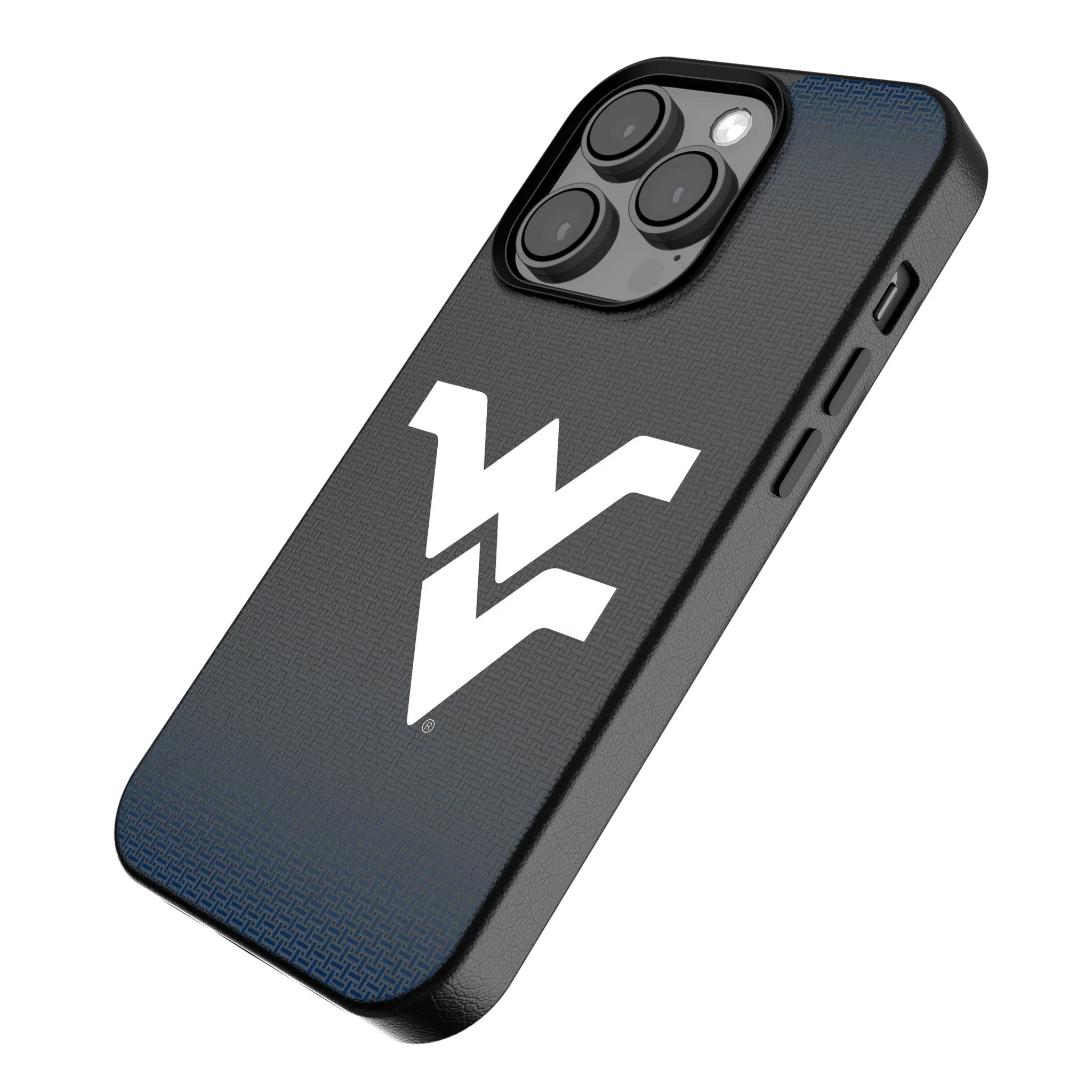West Virginia University Mountaineers Linen MagSafe Compatible Phone Case for Apple iPhone - Image 2