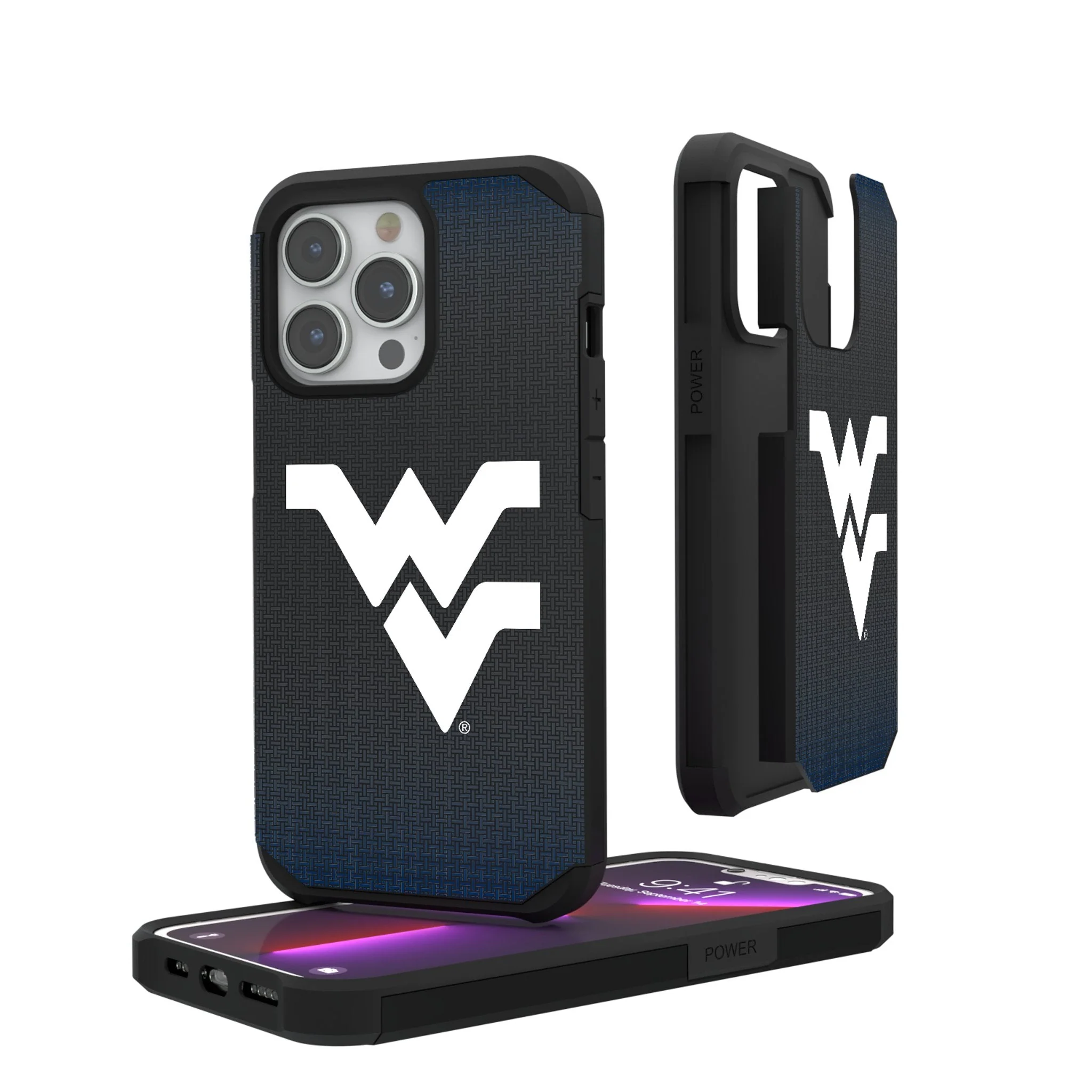 West Virginia University Mountaineers Linen Rugged Phone Case