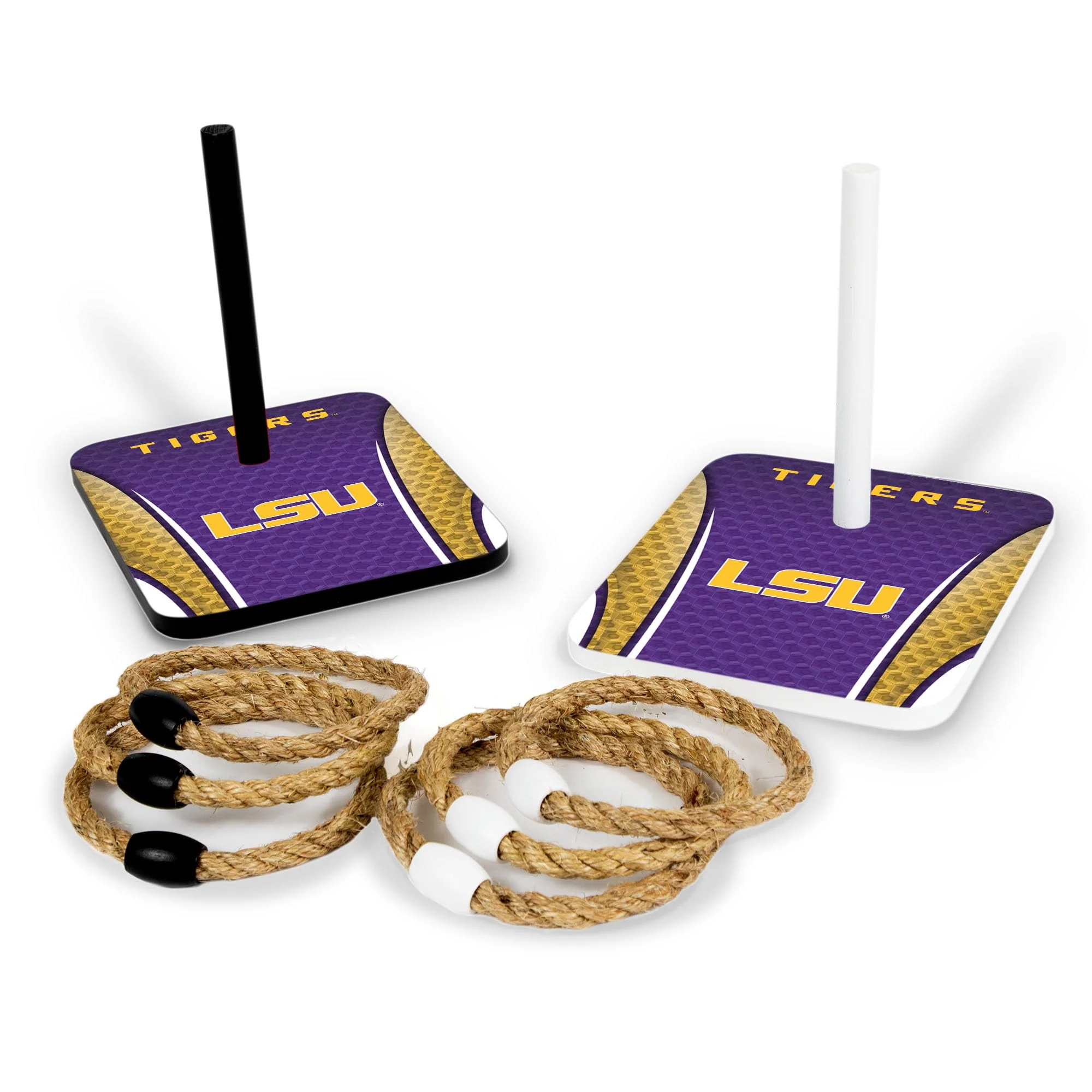 Wild Sports College Quoits Set with Direct Print HD Team Graphics – Tailgate Ring Toss Game – Great Gift for Any NCAA Fan! Ring Toss Family Outdoor Games for The Beach, BBQ, or Tailgate Party