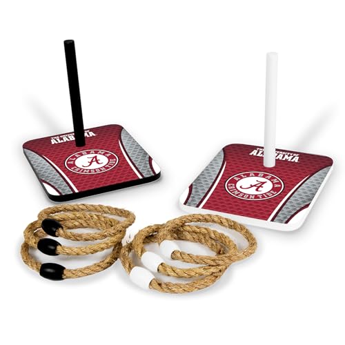 Wild Sports College Quoits Set with Direct Print HD Team Graphics – Tailgate Ring Toss Game – Great Gift for Any NCAA Fan! Ring Toss Family Outdoor Games for The Beach, BBQ, or Tailgate Party
