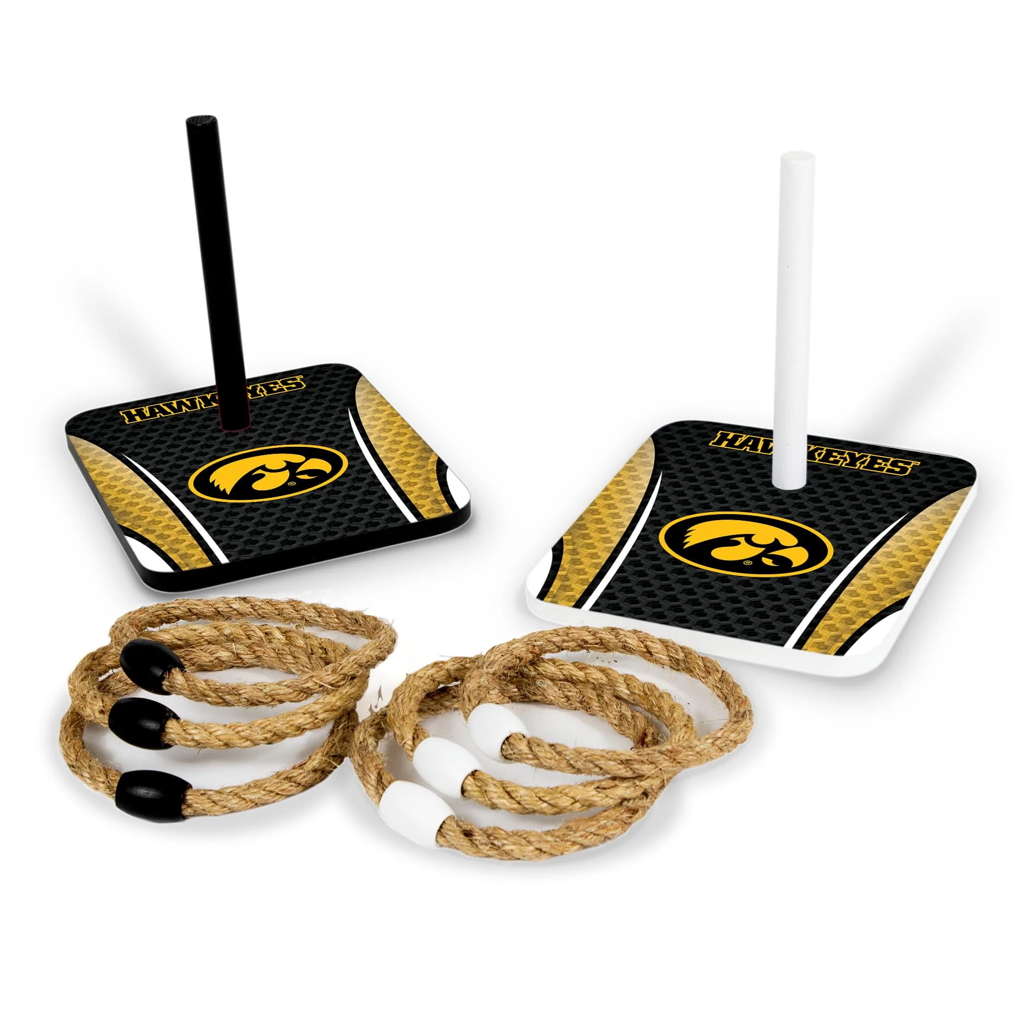 Wild Sports College Quoits Set with Direct Print HD Team Graphics – Tailgate Ring Toss Game – Great Gift for Any NCAA Fan! Ring Toss Family Outdoor Games for The Beach, BBQ, or Tailgate Party