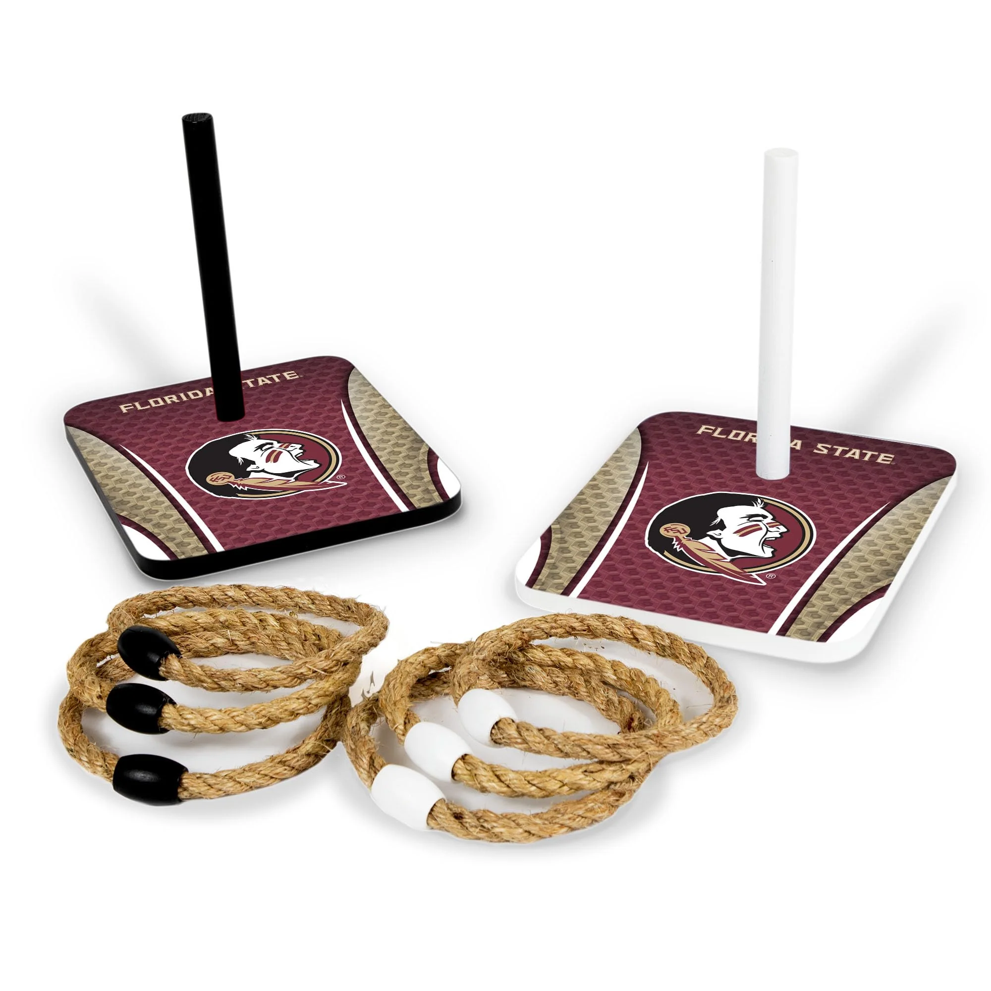 Wild Sports College Quoits Set with Direct Print HD Team Graphics – Tailgate Ring Toss Game – Great Gift for Any NCAA Fan! Ring Toss Family Outdoor Games for The Beach, BBQ, or Tailgate Party
