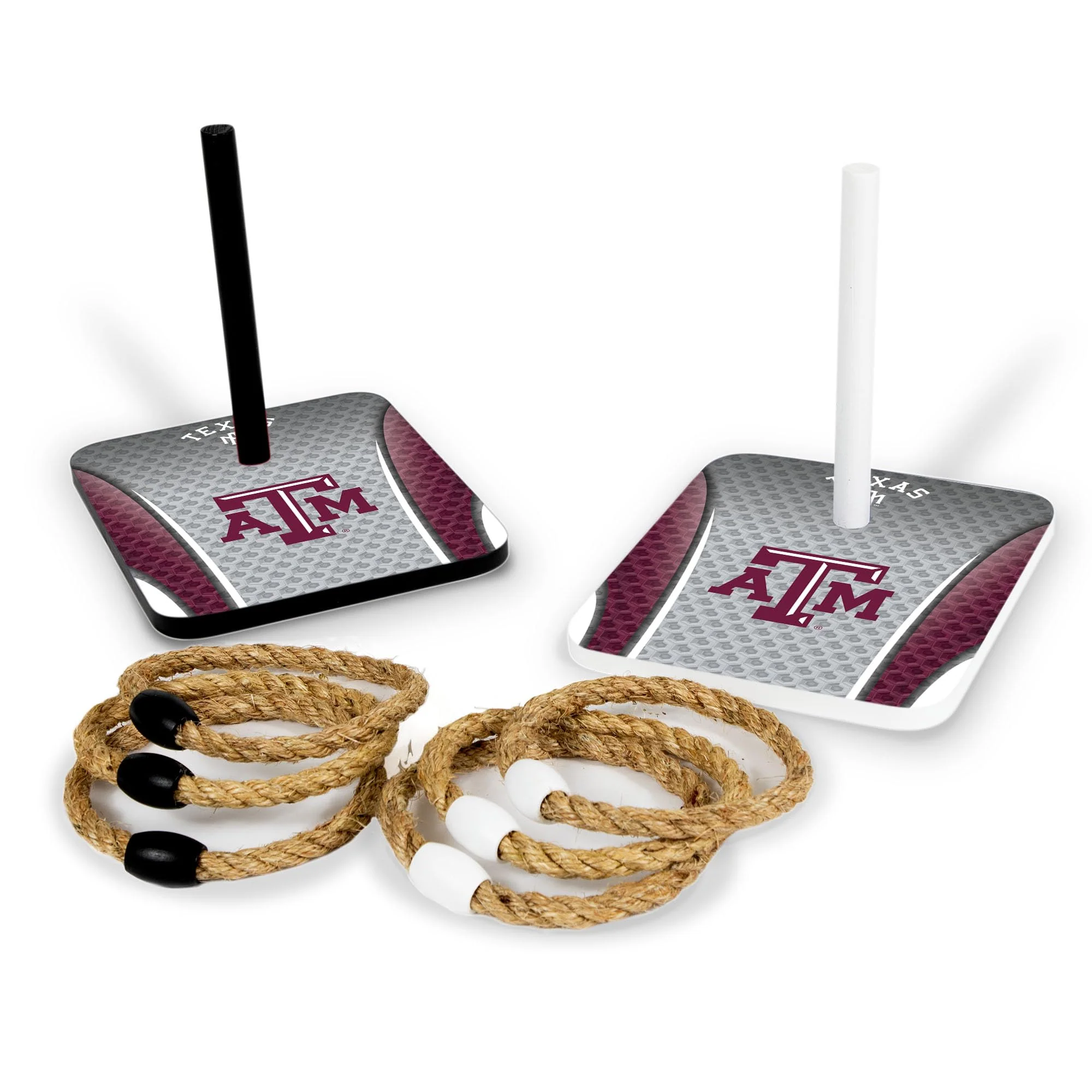 Wild Sports College Quoits Set with Direct Print HD Team Graphics – Tailgate Ring Toss Game – Great Gift for Any NCAA Fan! Ring Toss Family Outdoor Games for The Beach, BBQ, or Tailgate Party