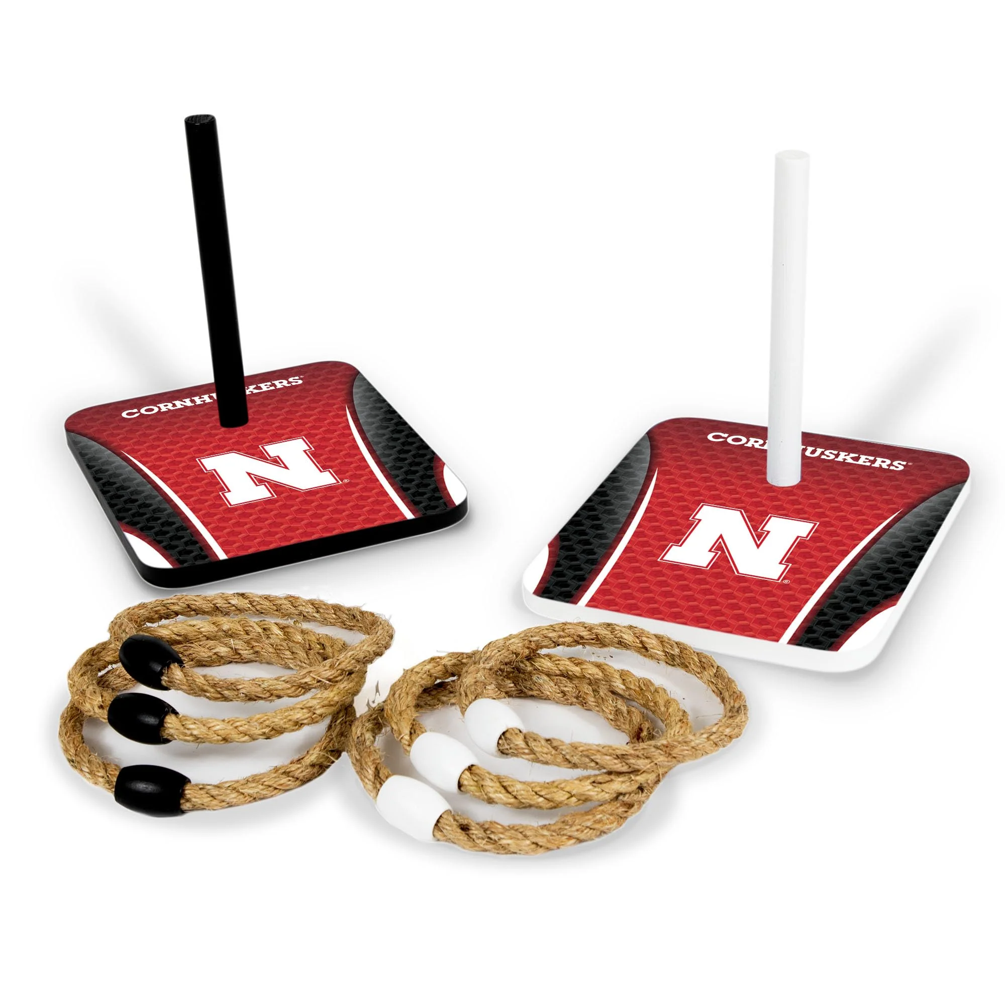 Wild Sports College Quoits Set with Direct Print HD Team Graphics – Tailgate Ring Toss Game – Great Gift for Any NCAA Fan! Ring Toss Family Outdoor Games for The Beach, BBQ, or Tailgate Party