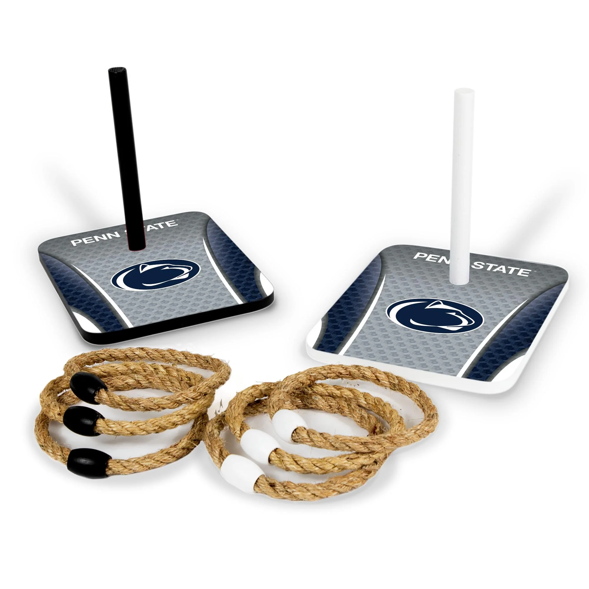 Wild Sports College Quoits Set with Direct Print HD Team Graphics – Tailgate Ring Toss Game – Great Gift for Any NCAA Fan! Ring Toss Family Outdoor Games for The Beach, BBQ, or Tailgate Party