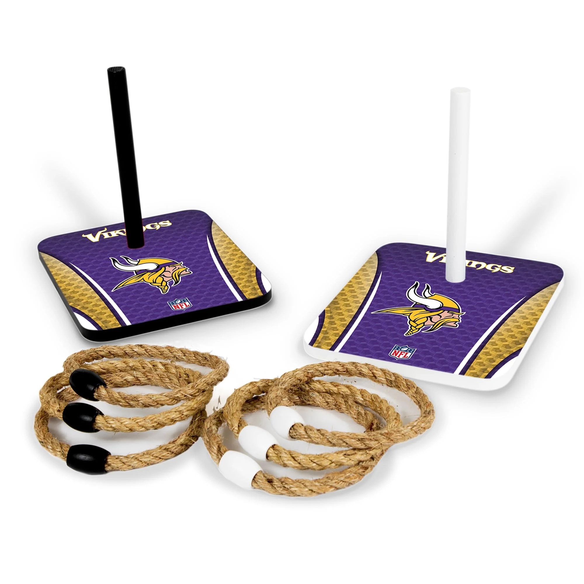 Wild Sports NFL Quoits Set with Direct Print HD Team Graphics – Tailgate Ring Toss Game – Great Gift for Any Football Fan! Ring Toss Family Outdoor Games for The Beach, BBQ, or Tailgate Party