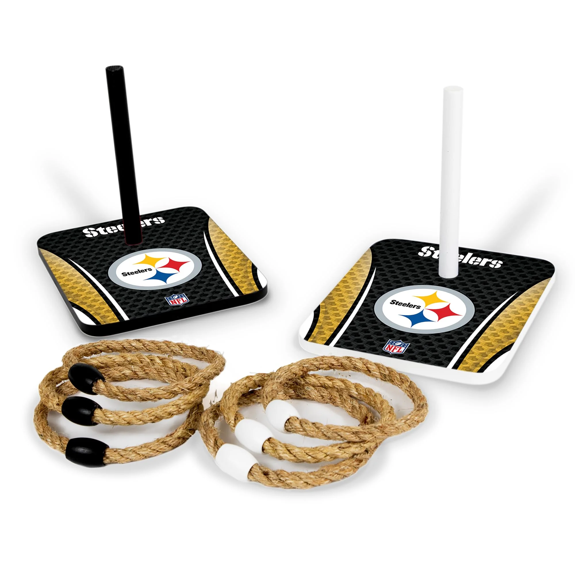 Wild Sports NFL Quoits Set with Direct Print HD Team Graphics – Tailgate Ring Toss Game – Great Gift for Any Football Fan! Ring Toss Family Outdoor Games for The Beach, BBQ, or Tailgate Party
