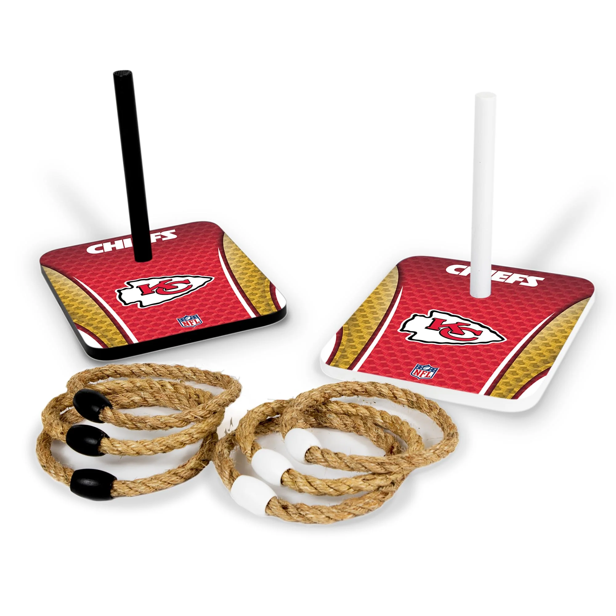 Wild Sports NFL Quoits Set with Direct Print HD Team Graphics – Tailgate Ring Toss Game – Great Gift for Any Football Fan! Ring Toss Family Outdoor Games for The Beach, BBQ, or Tailgate Party
