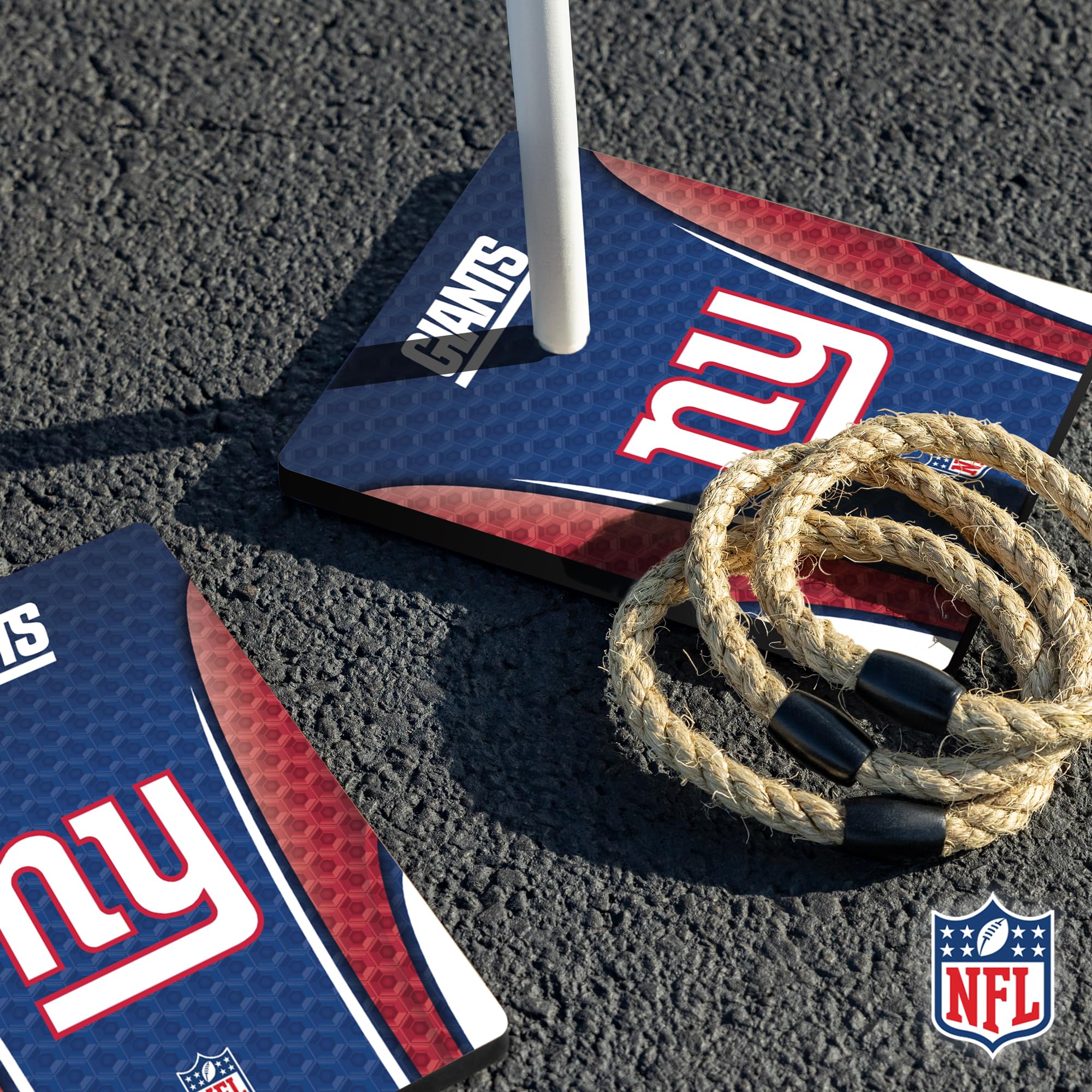 Wild Sports NFL Quoits Set with Direct Print HD Team Graphics – Tailgate Ring Toss Game – Great Gift for Any Football Fan! Ring Toss Family Outdoor Games for The Beach, BBQ, or Tailgate Party - Image 4