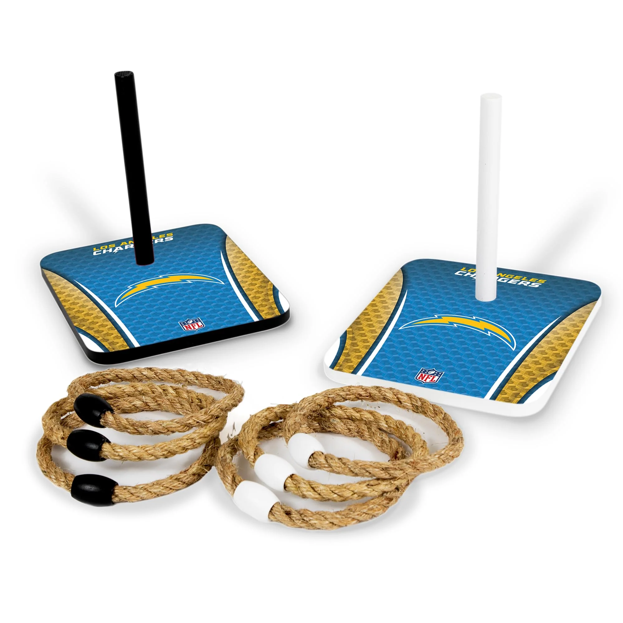 Wild Sports NFL Quoits Set with Direct Print HD Team Graphics – Tailgate Ring Toss Game – Great Gift for Any Football Fan! Ring Toss Family Outdoor Games for The Beach, BBQ, or Tailgate Party