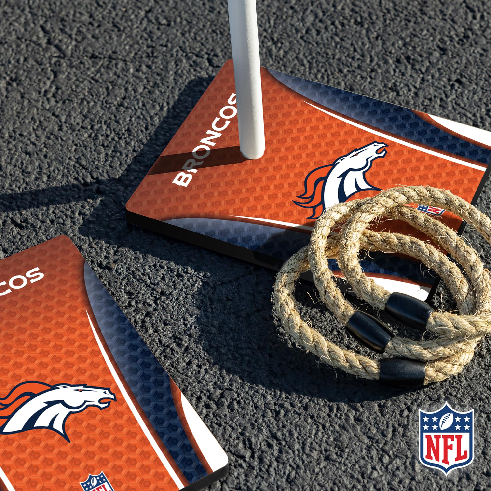 Wild Sports NFL Quoits Set with Direct Print HD Team Graphics – Tailgate Ring Toss Game – Great Gift for Any Football Fan! Ring Toss Family Outdoor Games for The Beach, BBQ, or Tailgate Party - Image 3