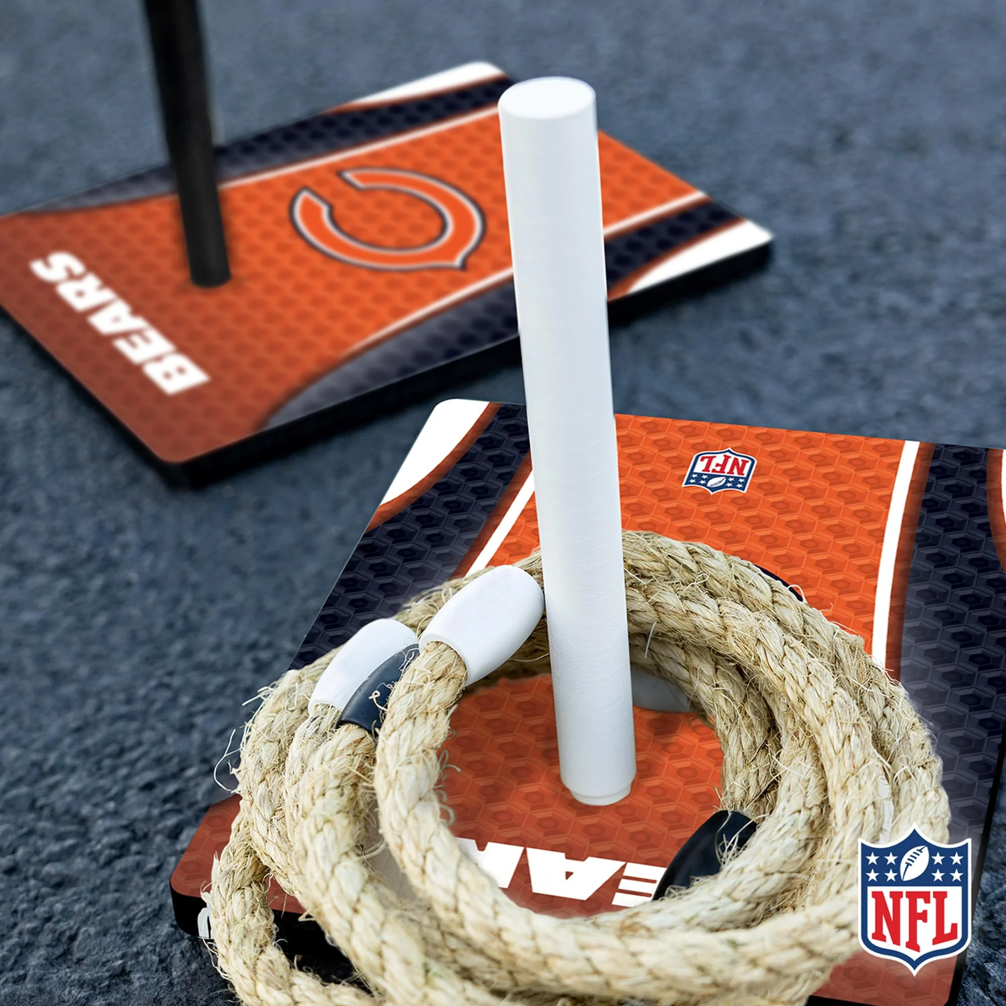 Wild Sports NFL Quoits Set with Direct Print HD Team Graphics – Tailgate Ring Toss Game – Great Gift for Any Football Fan! Ring Toss Family Outdoor Games for The Beach, BBQ, or Tailgate Party - Image 4