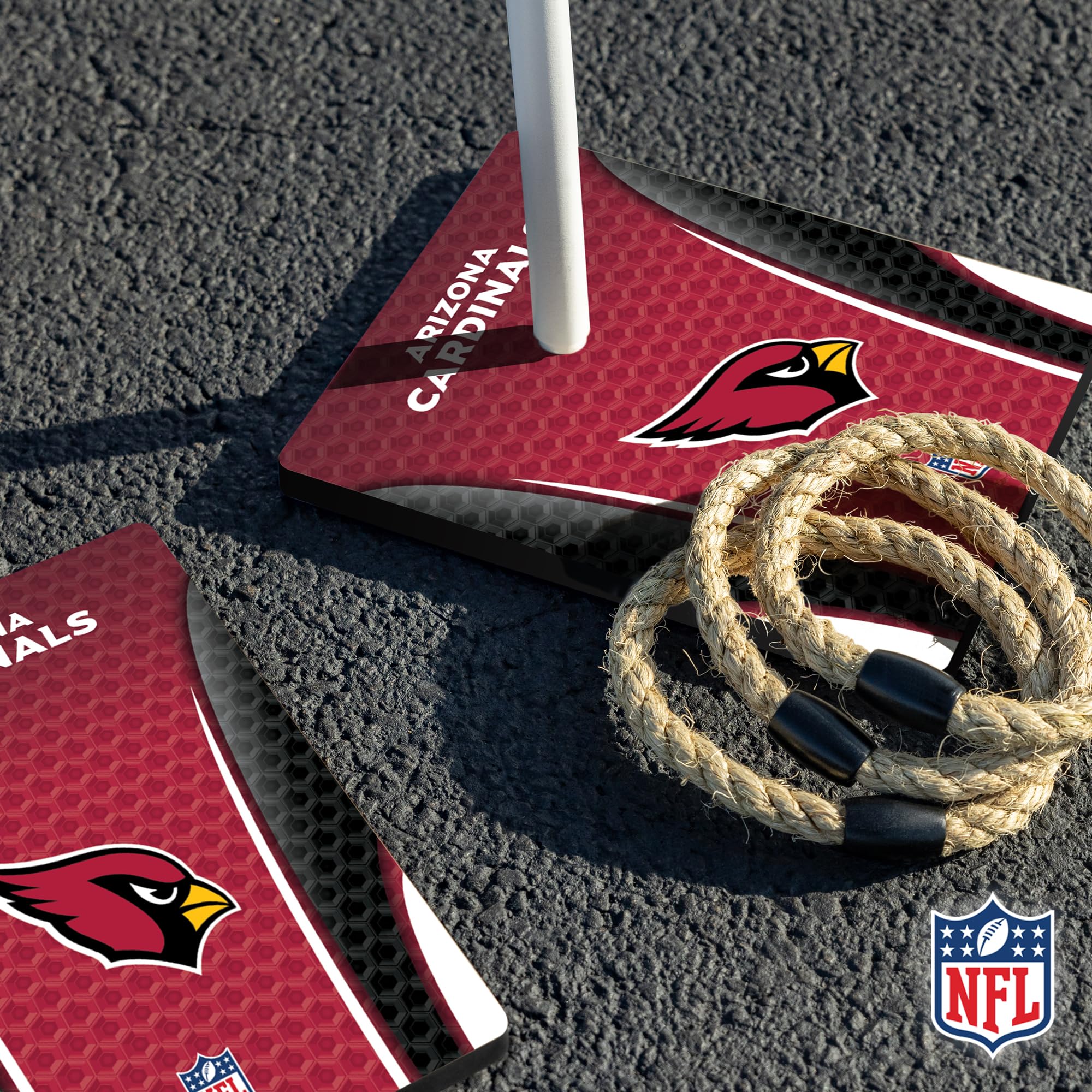 Wild Sports NFL Quoits Set with Direct Print HD Team Graphics – Tailgate Ring Toss Game – Great Gift for Any Football Fan! Ring Toss Family Outdoor Games for The Beach, BBQ, or Tailgate Party - Image 3