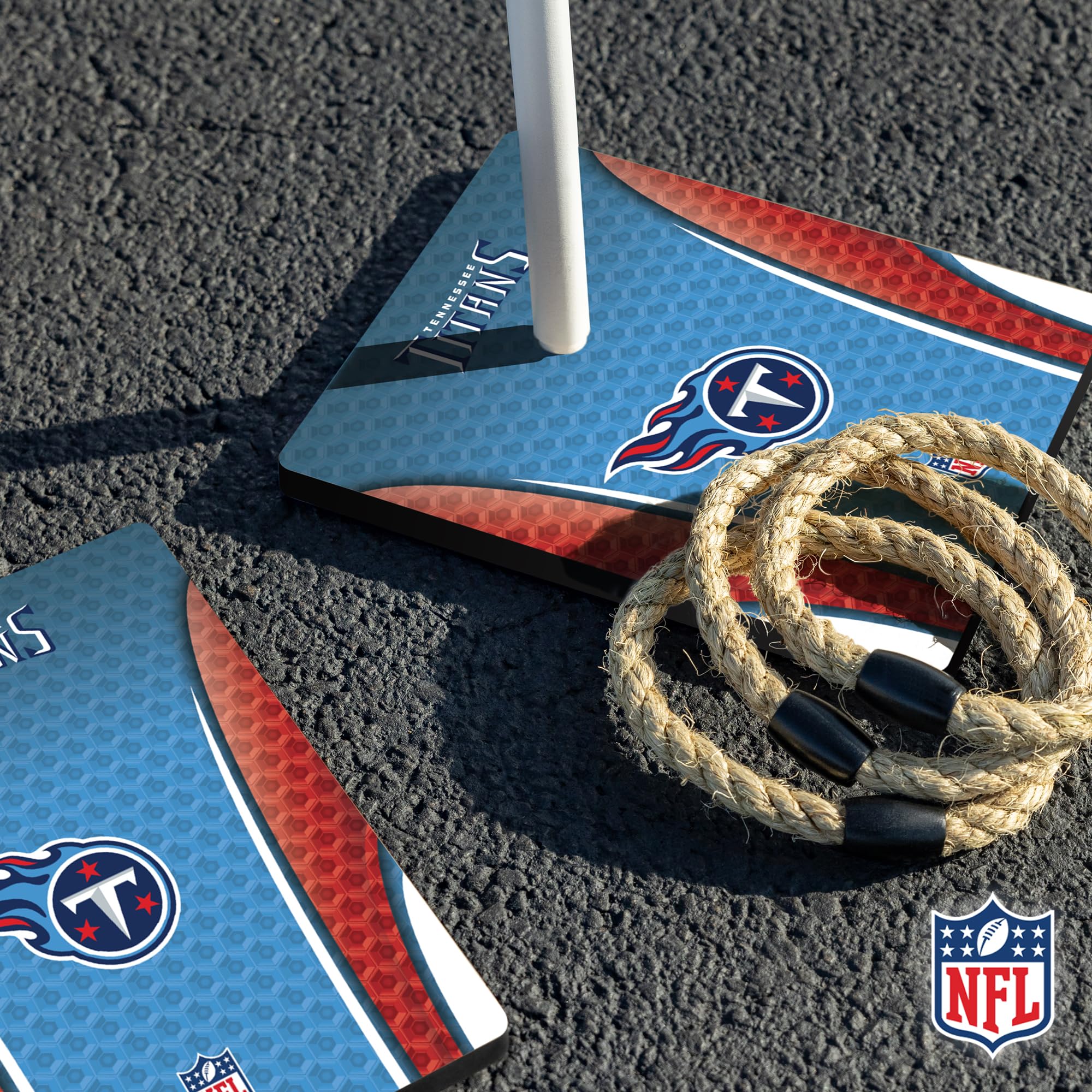 Wild Sports NFL Quoits Set with Direct Print HD Team Graphics – Tailgate Ring Toss Game – Great Gift for Any Football Fan! Ring Toss Family Outdoor Games for The Beach, BBQ, or Tailgate Party - Image 4