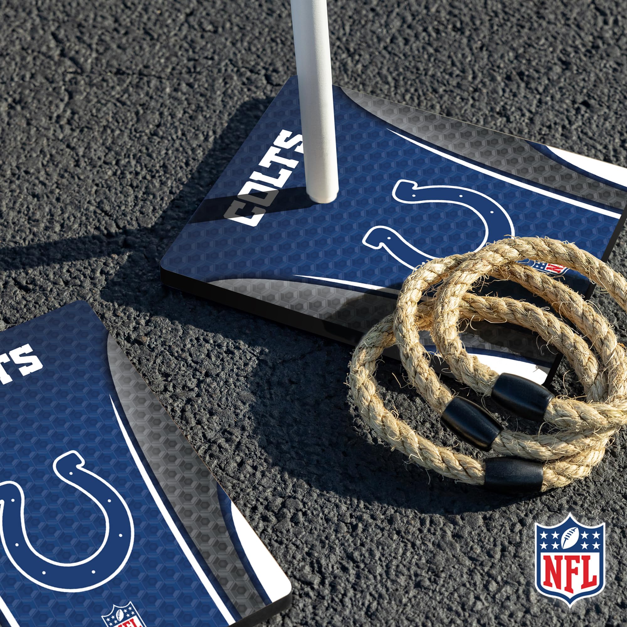 Wild Sports NFL Quoits Set with Direct Print HD Team Graphics – Tailgate Ring Toss Game – Great Gift for Any Football Fan! Ring Toss Family Outdoor Games for The Beach, BBQ, or Tailgate Party - Image 4