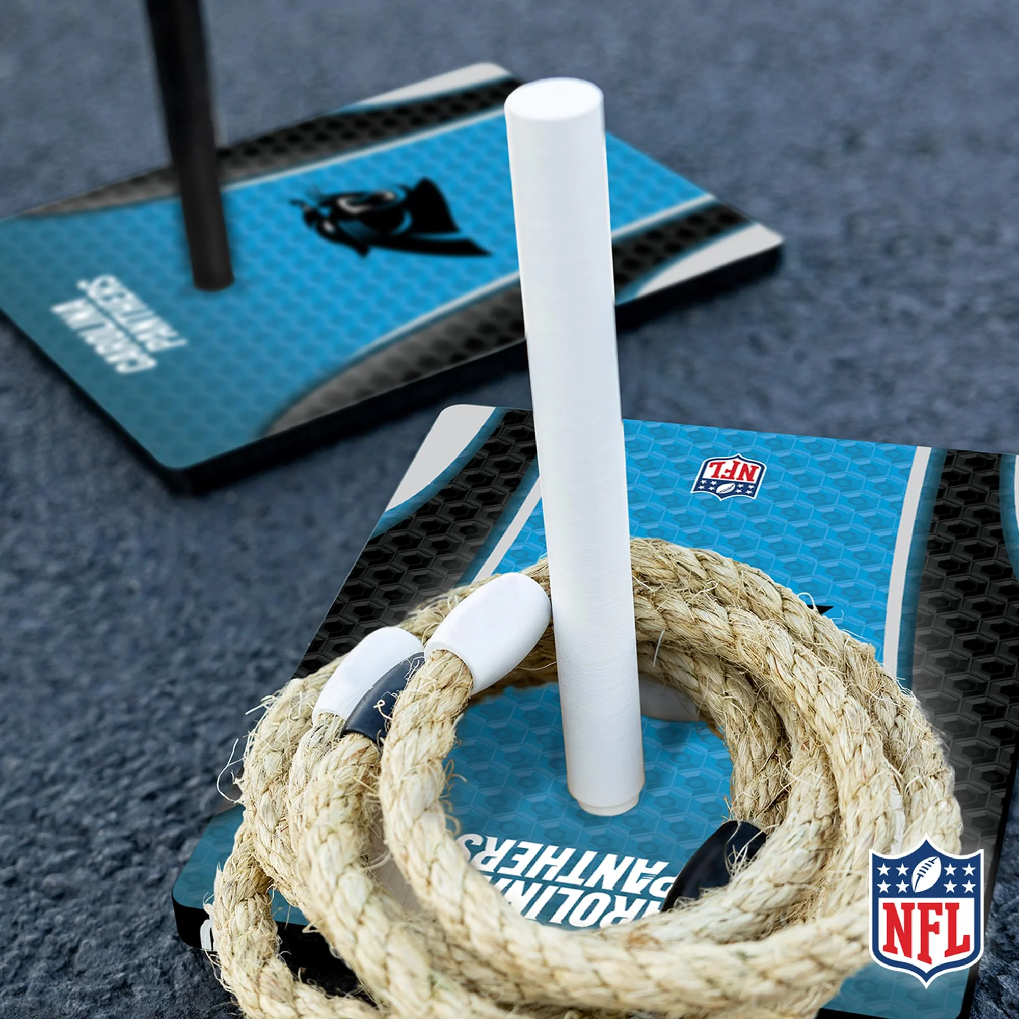 Wild Sports NFL Quoits Set with Direct Print HD Team Graphics – Tailgate Ring Toss Game – Great Gift for Any Football Fan! Ring Toss Family Outdoor Games for The Beach, BBQ, or Tailgate Party - Image 4