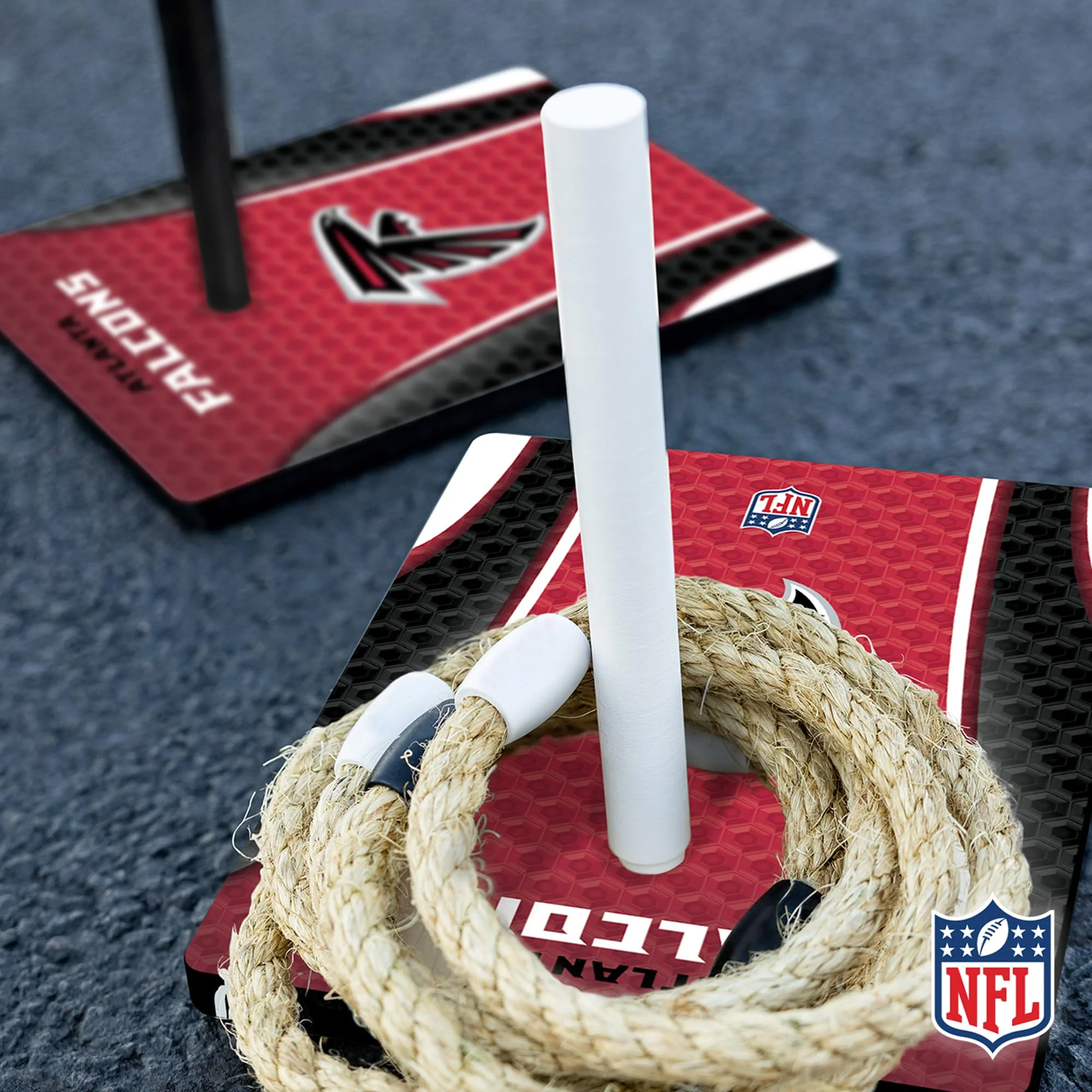 Wild Sports NFL Quoits Set with Direct Print HD Team Graphics – Tailgate Ring Toss Game – Great Gift for Any Football Fan! Ring Toss Family Outdoor Games for The Beach, BBQ, or Tailgate Party - Image 3