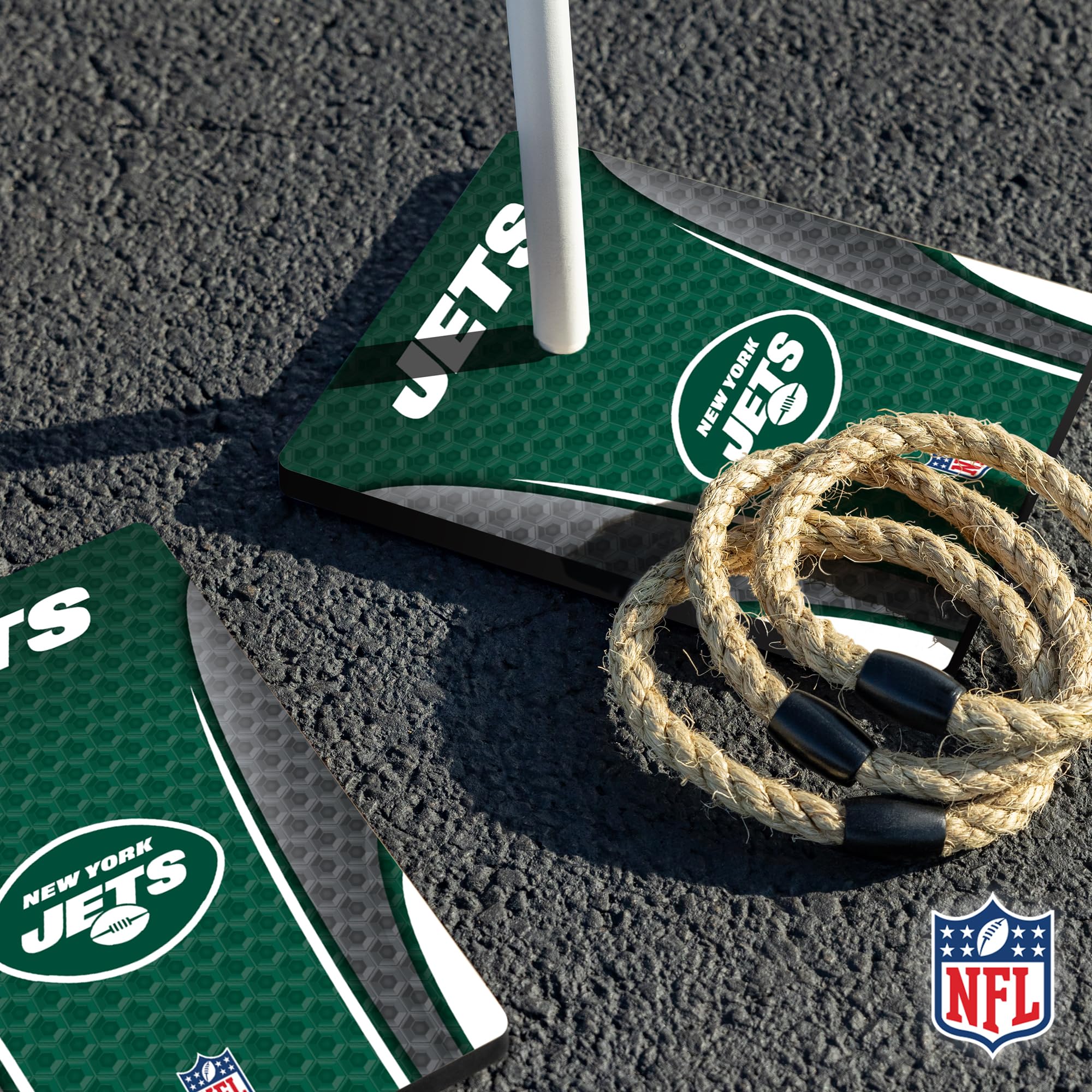 Wild Sports NFL Quoits Set with Direct Print HD Team Graphics – Tailgate Ring Toss Game – Great Gift for Any Football Fan! Ring Toss Family Outdoor Games for The Beach, BBQ, or Tailgate Party - Image 4