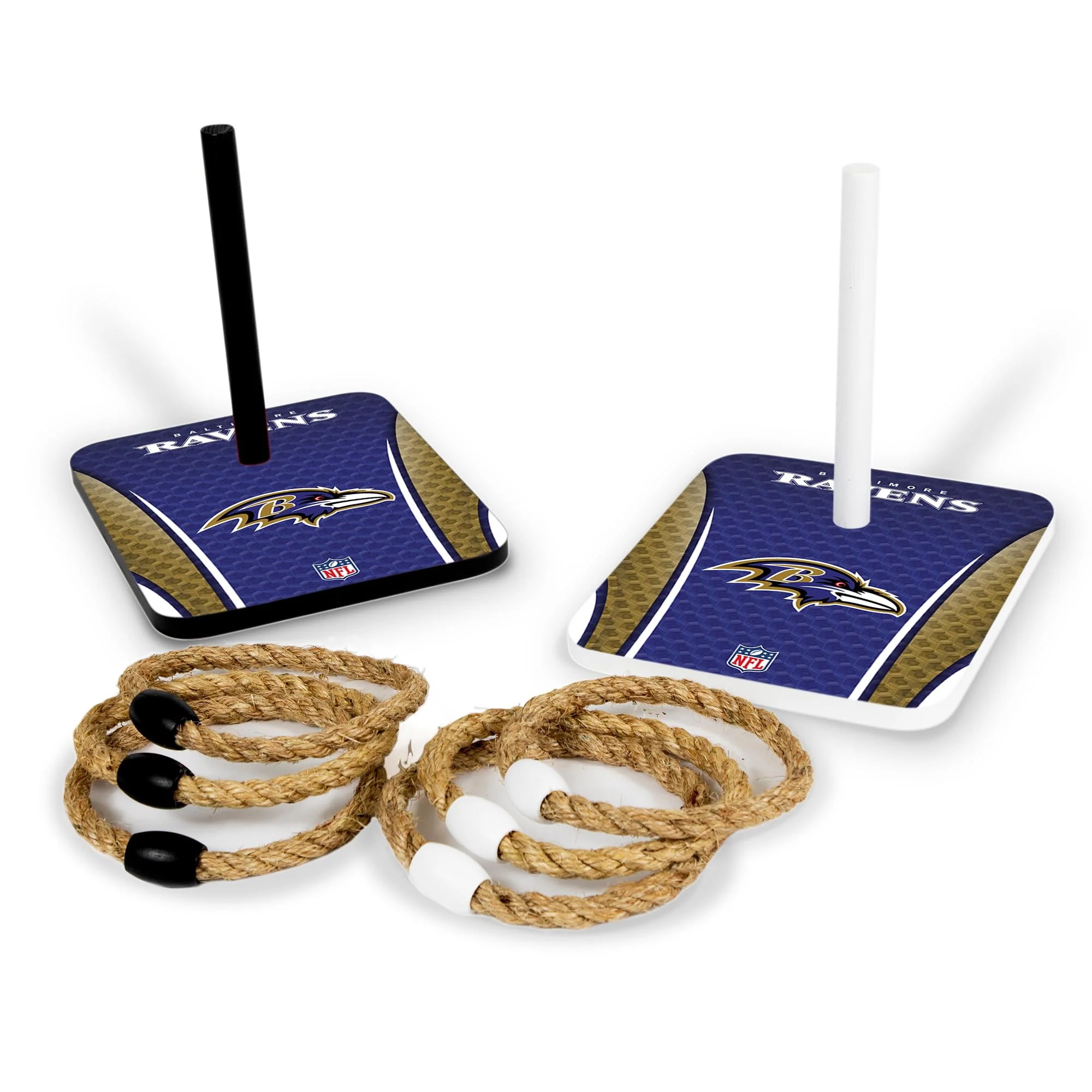 Wild Sports NFL Quoits Set with Direct Print HD Team Graphics – Tailgate Ring Toss Game – Great Gift for Any Football Fan! Ring Toss Family Outdoor Games for The Beach, BBQ, or Tailgate Party