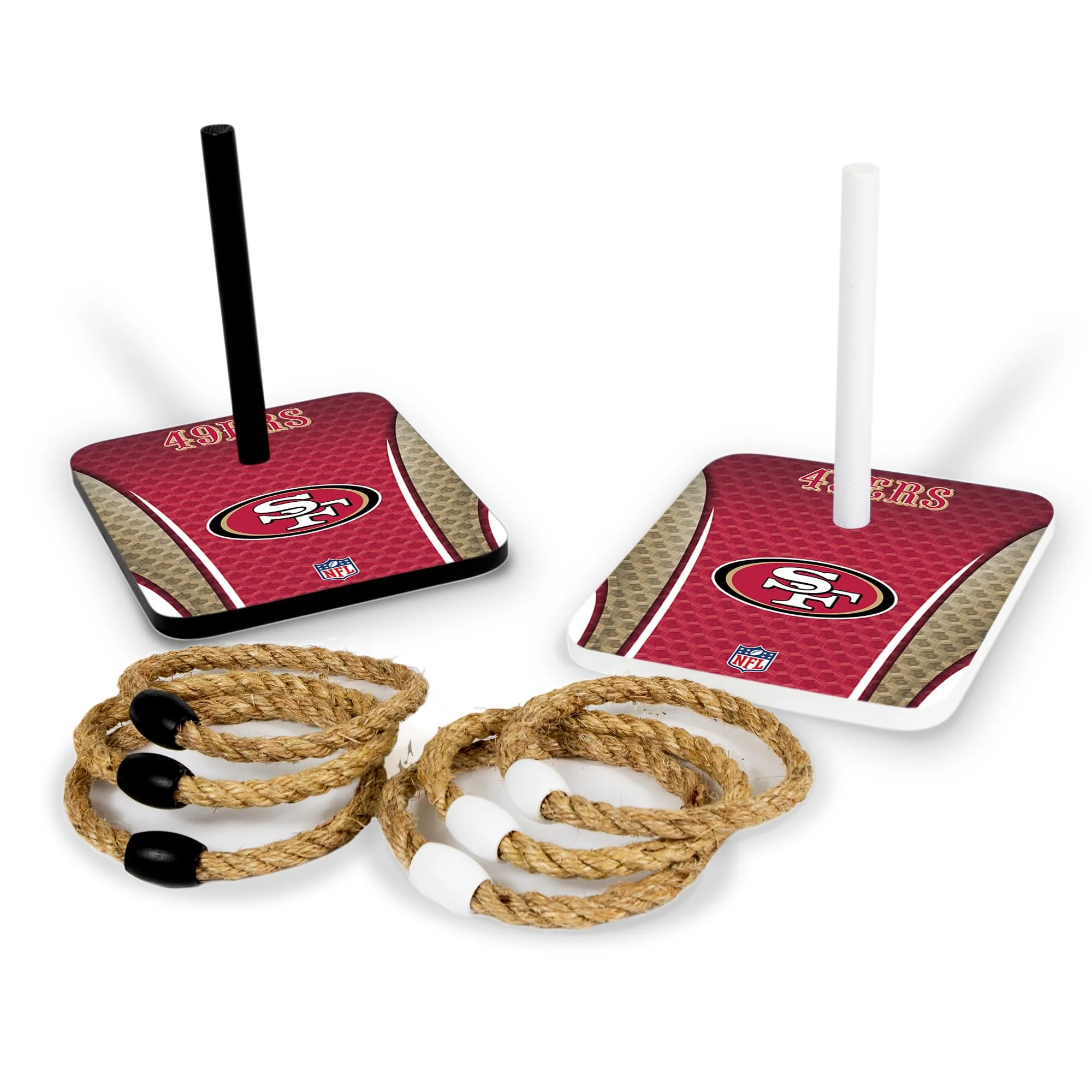 Wild Sports NFL Quoits Set with Direct Print HD Team Graphics – Tailgate Ring Toss Game – Great Gift for Any Football Fan! Ring Toss Family Outdoor Games for The Beach, BBQ, or Tailgate Party