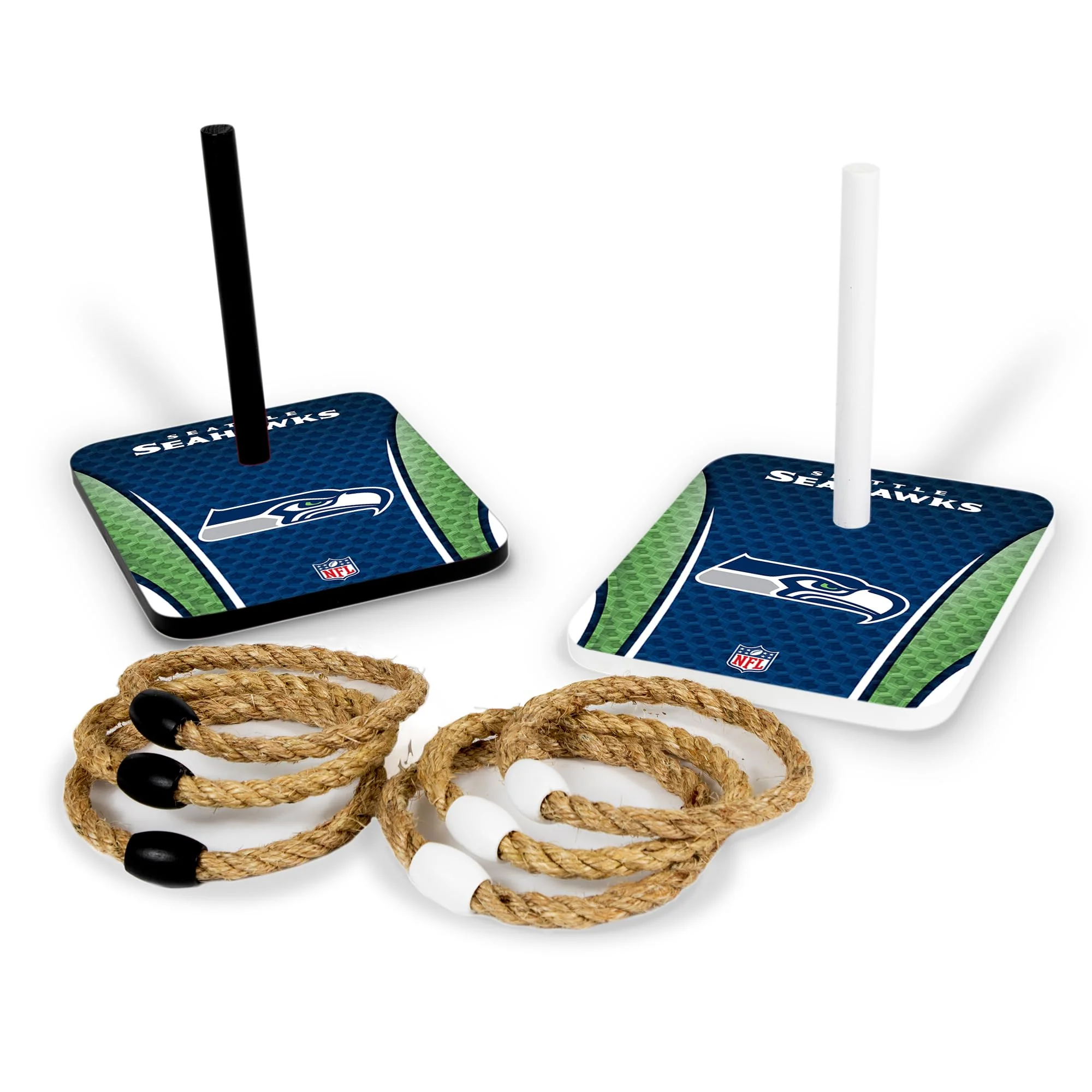 Wild Sports NFL Quoits Set with Direct Print HD Team Graphics – Tailgate Ring Toss Game – Great Gift for Any Football Fan! Ring Toss Family Outdoor Games for The Beach, BBQ, or Tailgate Party